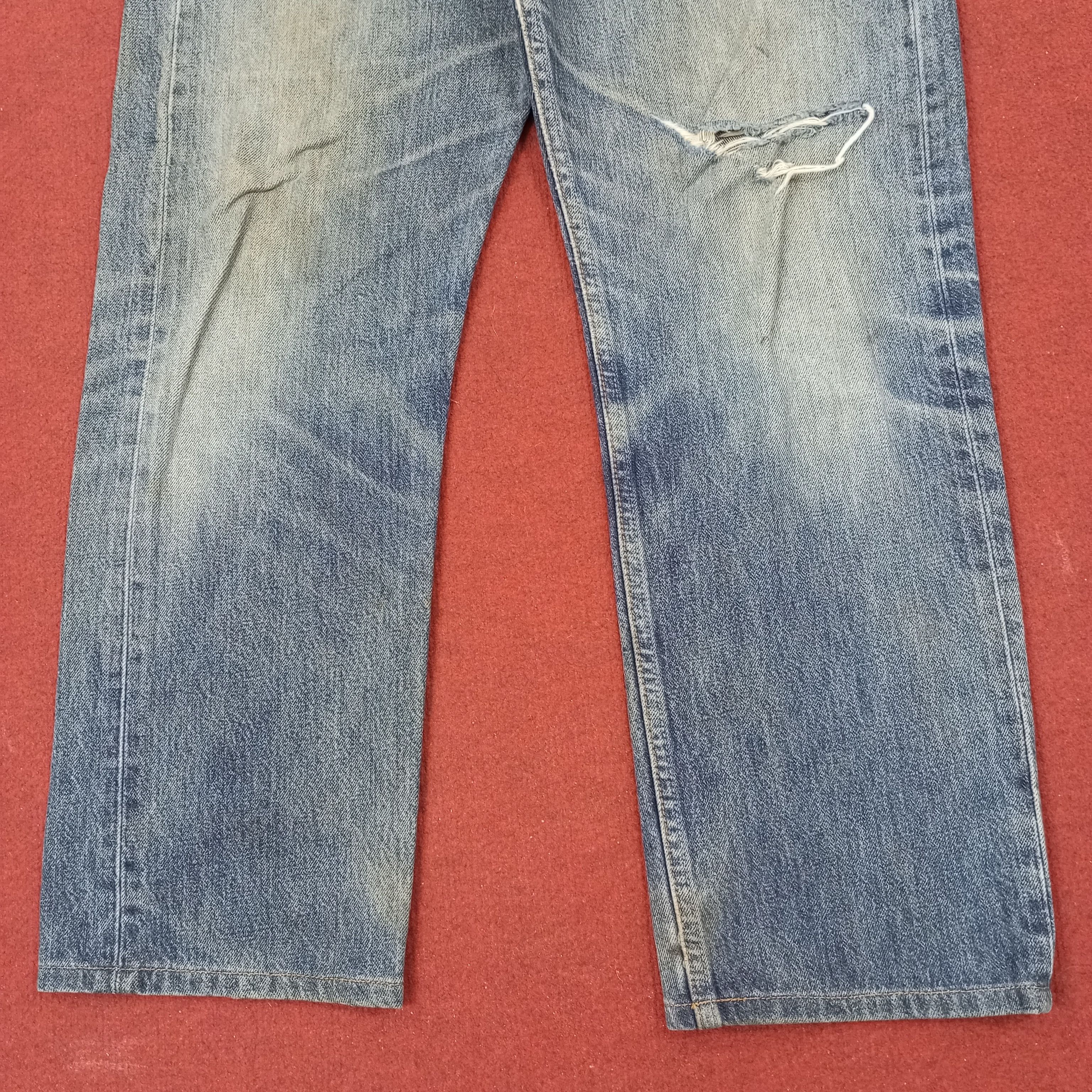 Levi's Levis 501 Streetwear Style Distressed Jeans c235n18 Size US 30 / EU 46 - 3 Thumbnail