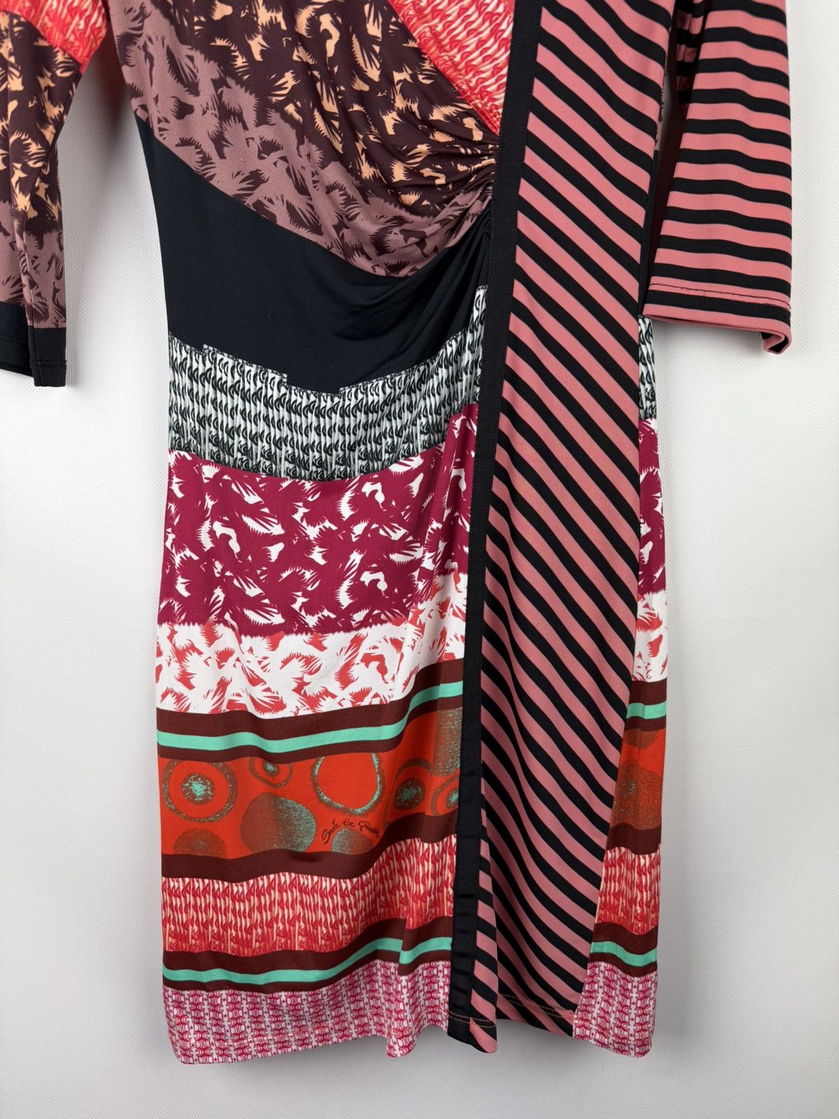 Designer Save The Queen Ladies Y2K Patterned Dress Size S Size S / US 4 / IT 40 - 8 Thumbnail