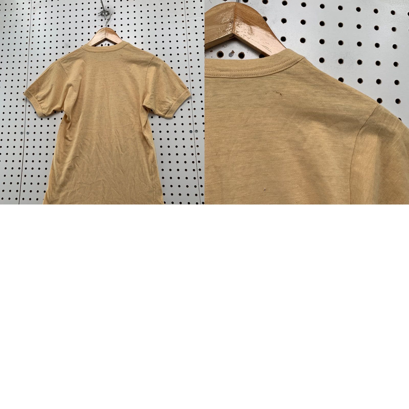 Vintage VINTAGE Sun King Shirt Mens Small 60s 70s Beige Jamaica Cotton Short Sleeve Crew Neck T-Shirt 70s Jamaica Mens Size US S / EU 44-46 / 1 - 9 Thumbnail