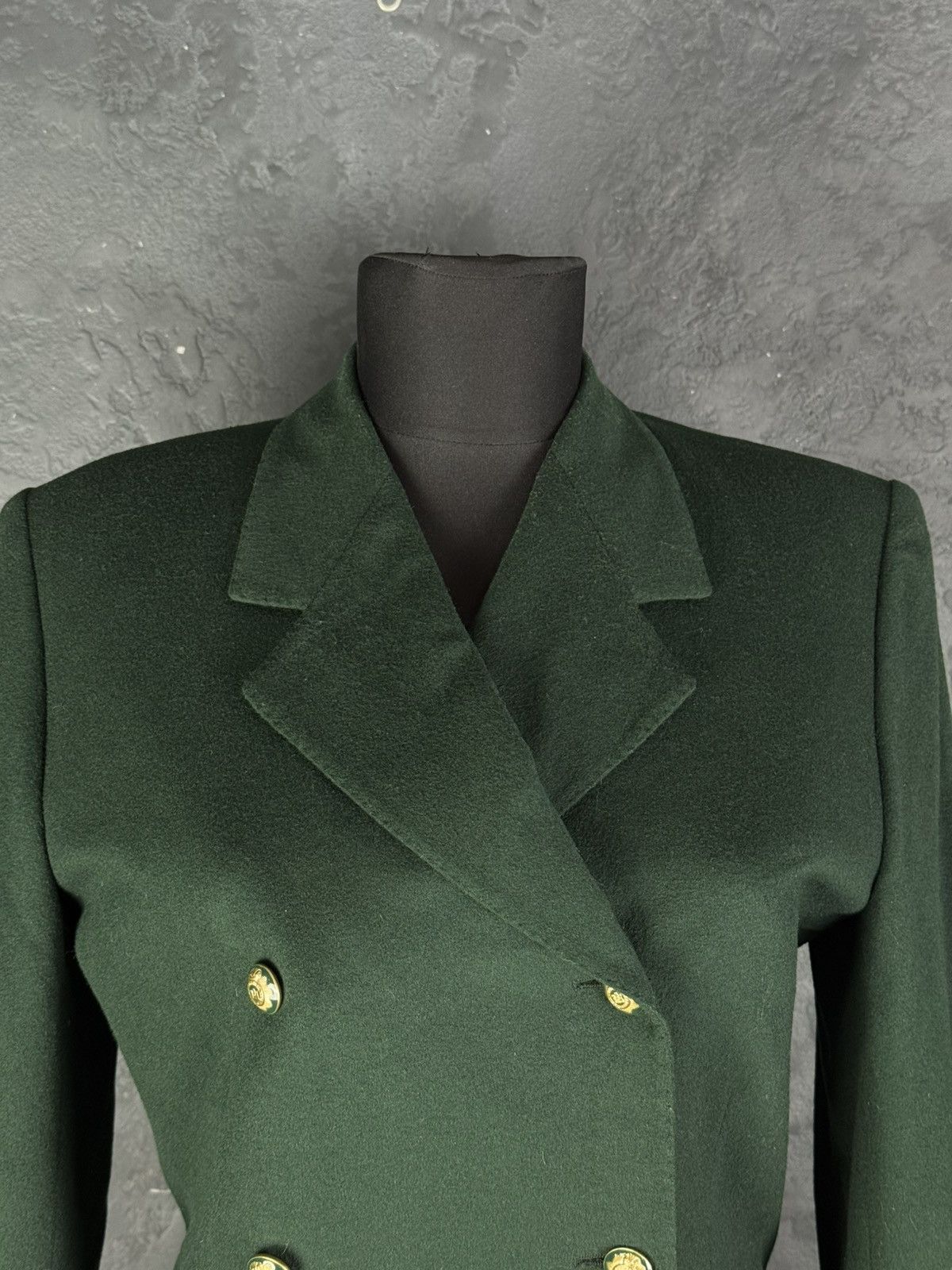 Versace Vintage Gianni Versace Double-Breasted Wool Coat Jacket Size M / US 6-8 / IT 42-44 - 7 Thumbnail