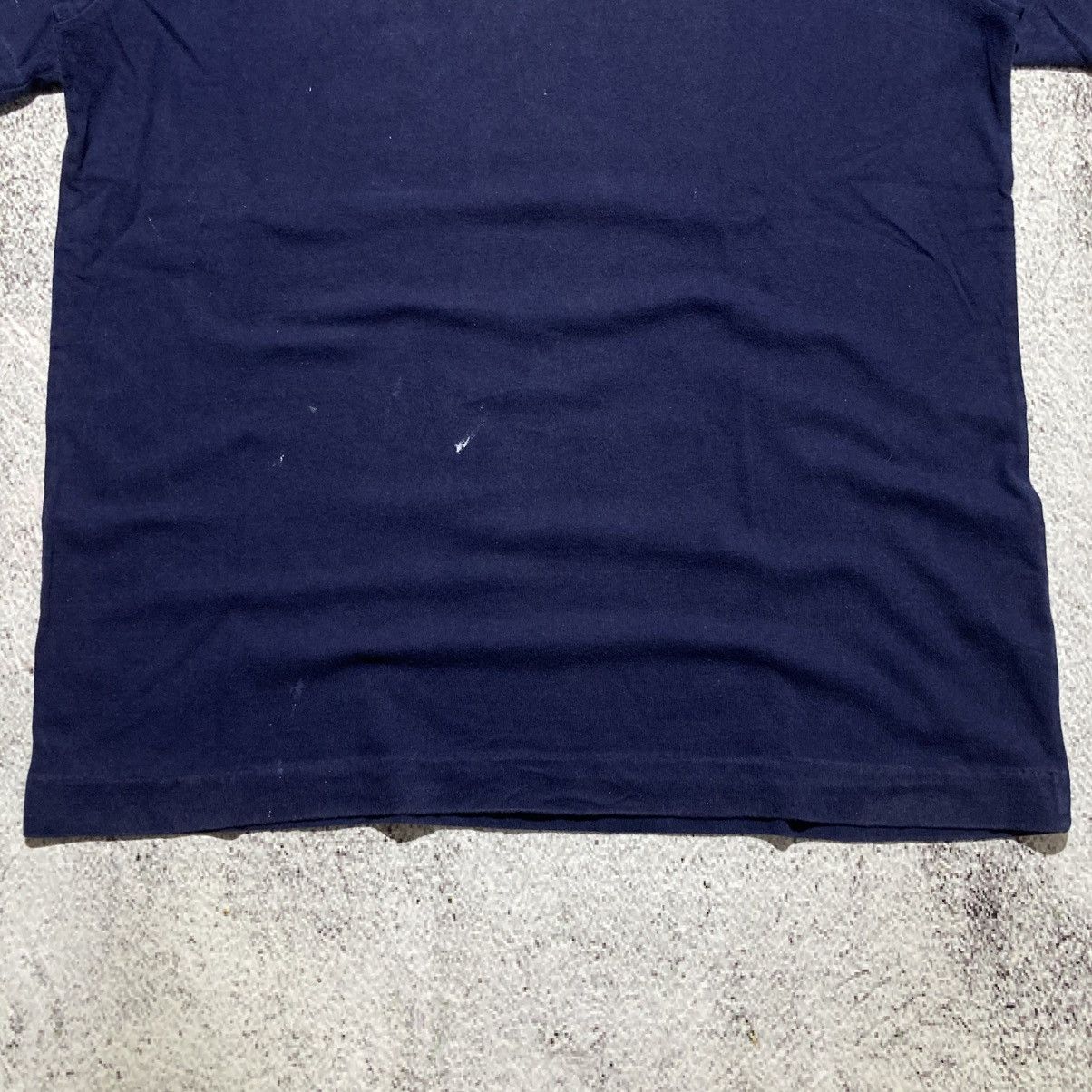 Comme des Garcons PLAY 🇯🇵AD 2019 Comme Des Garcons Play Double Heart Patch Tee Navy Size US M / EU 48-50 / 2 - 5 Thumbnail