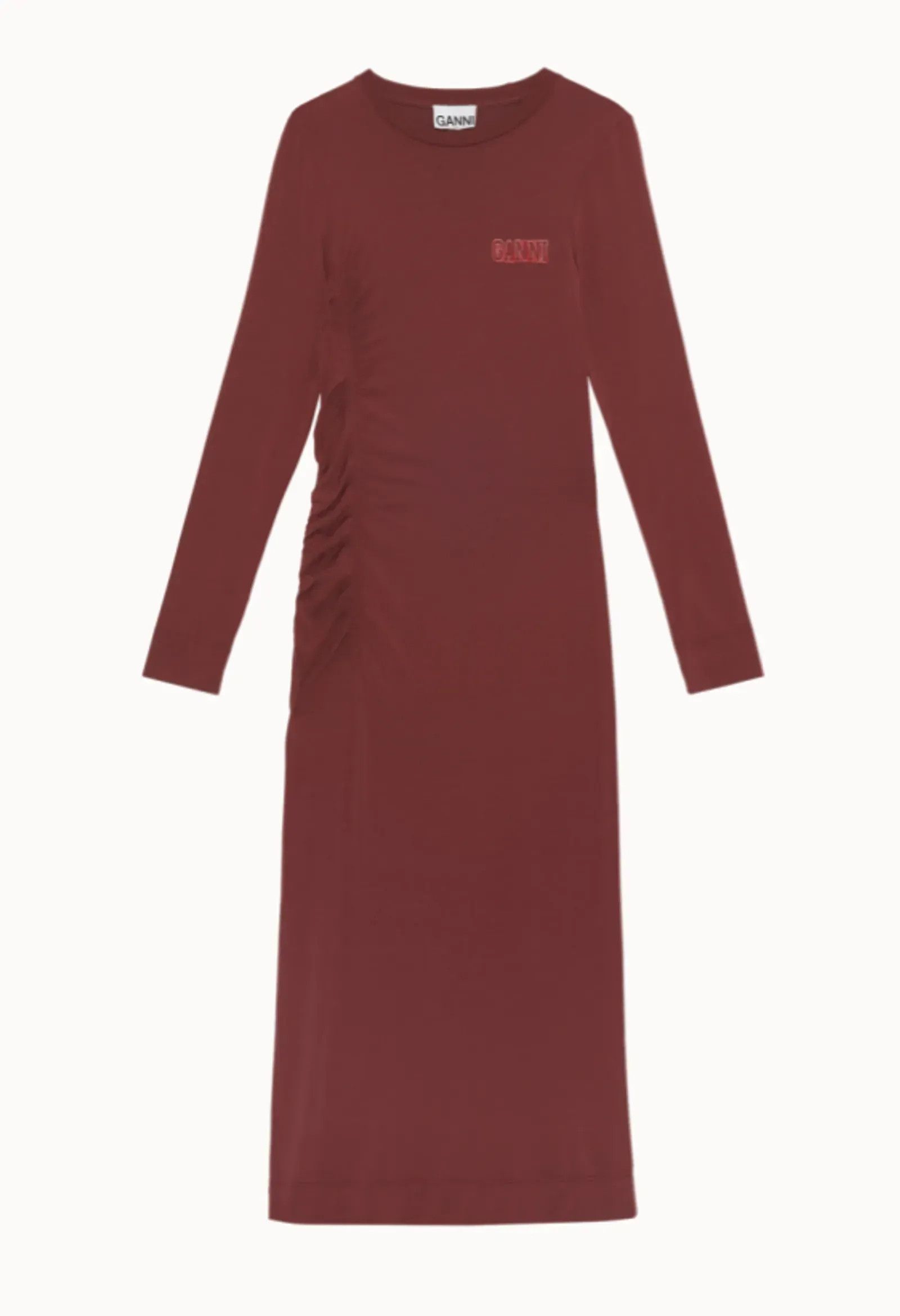 Ganni Ganni Ganni crinkle maxi dress Dress Size XS / US 0-2 / IT 36-38 - 1 Thumbnail