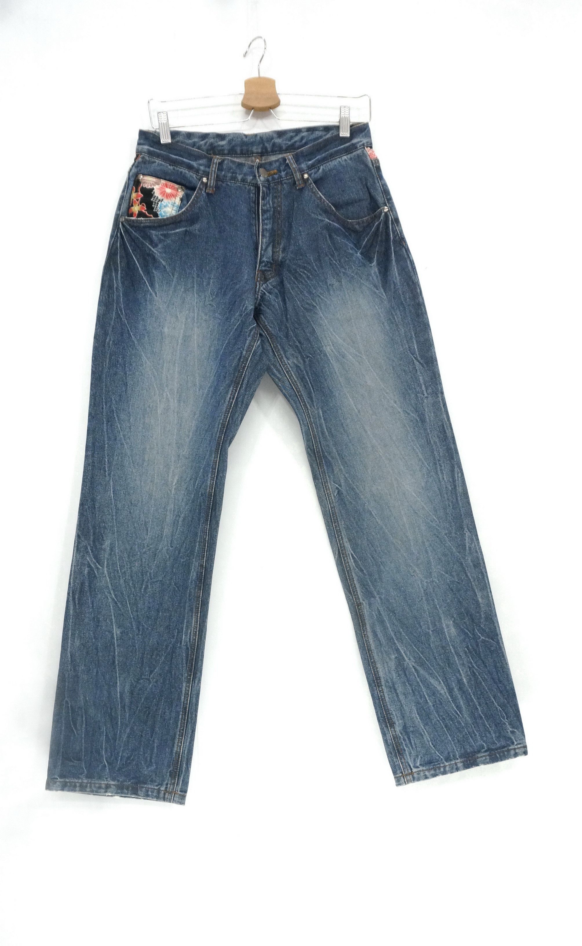 Japanese Brand 🔥 MJ Japan Vintage Jeans Size US 29 - 3 Thumbnail