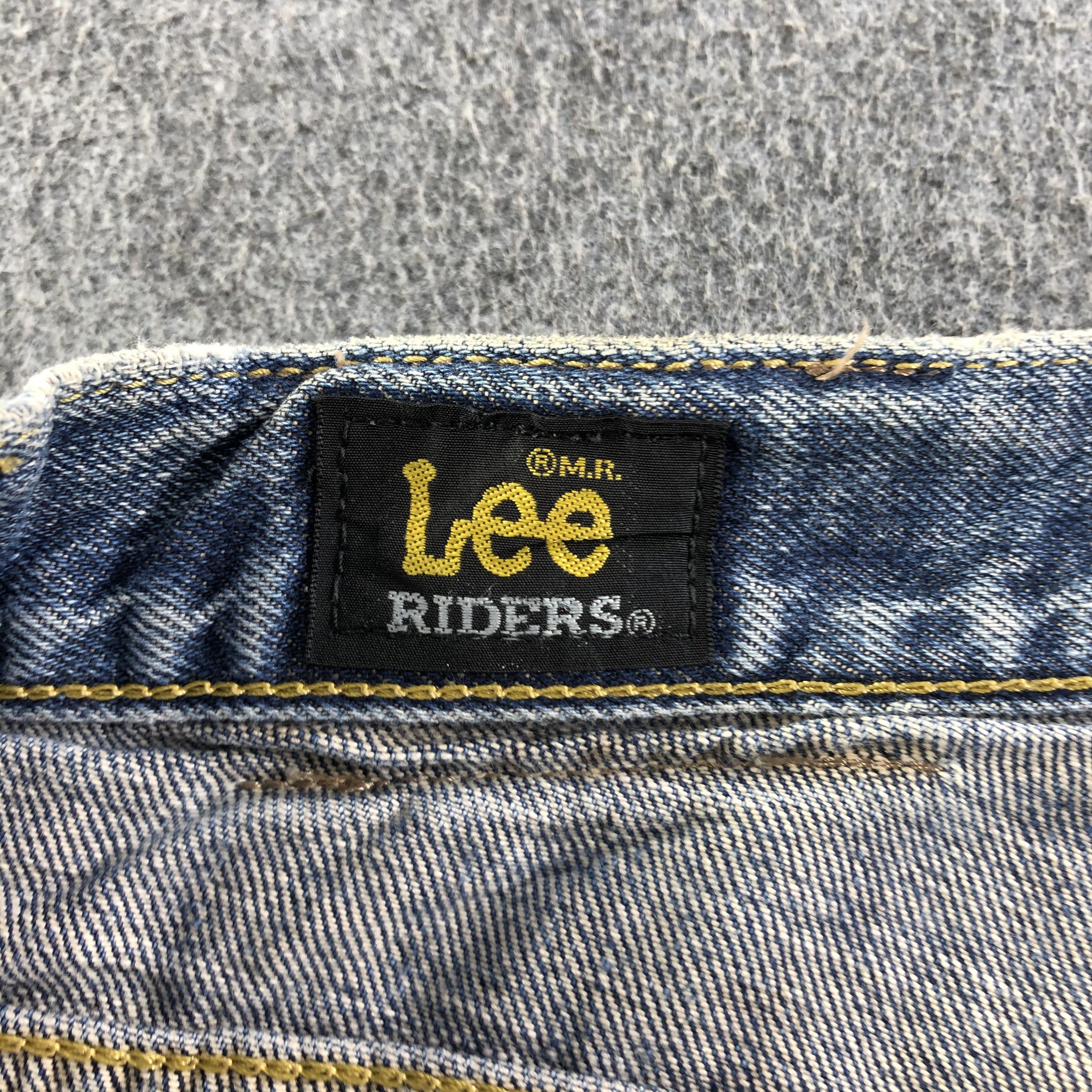 Lee Vintage Blue Wash Lee Jeans-J3555 Size US 32 / EU 48 - 12 Thumbnail