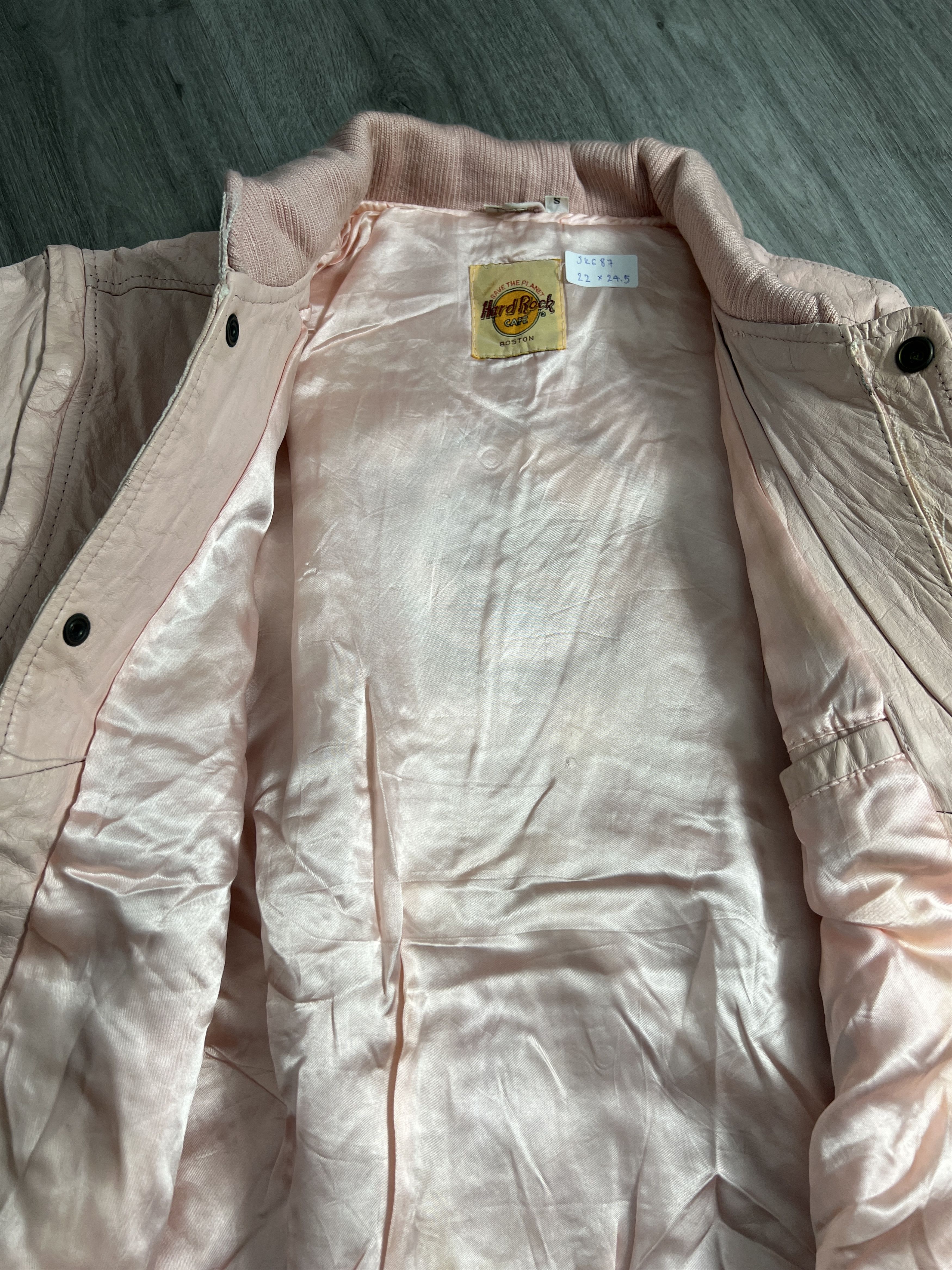 Hard Rock Cafe Vtg Hard Rock Cafe New York Leather Jacket (S) JK687 Size US S / EU 44-46 / 1 - 10 Thumbnail