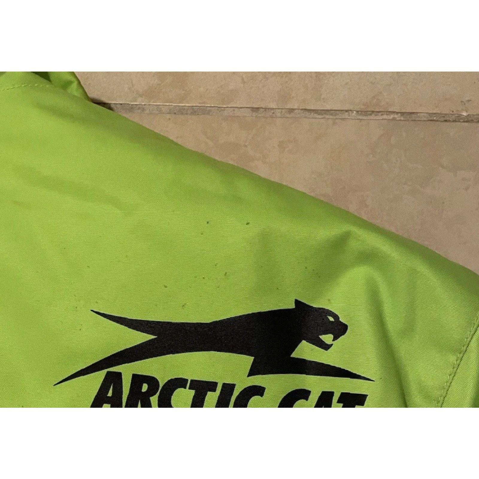 Vintage VINTAGE Arctic Cat Edge Advantage Snowmobile Racing Jacket XL Green Bomber Jacket Men XL Skiing Size US XL / EU 56 / 4 - 7 Thumbnail