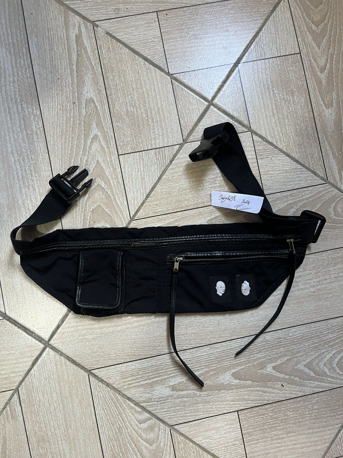 Rick Owens × Rick Owens Drkshdw Rick Owens patch Drkshdw belt bag 