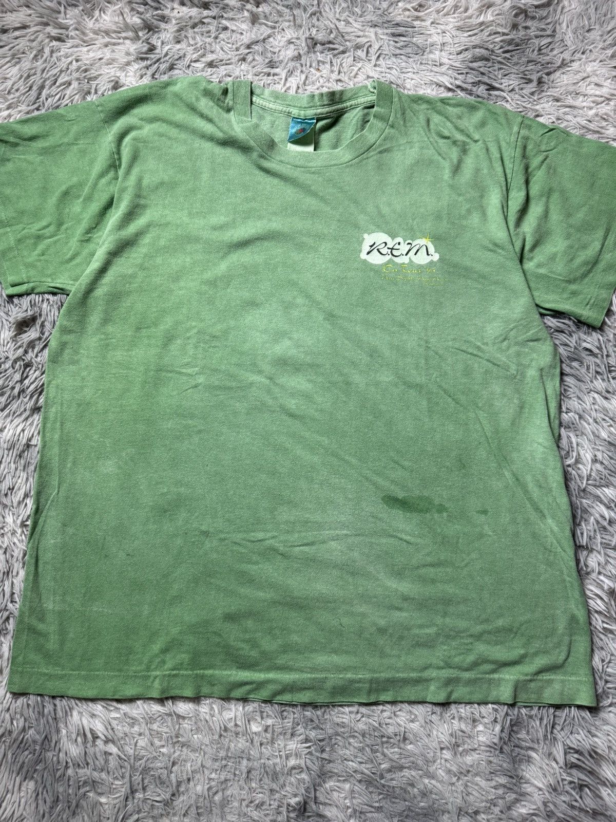 Vintage Vintage R.E.M New Sights New Noise Tour 1995 Size US XL / EU 56 / 4 - 1 Thumbnail