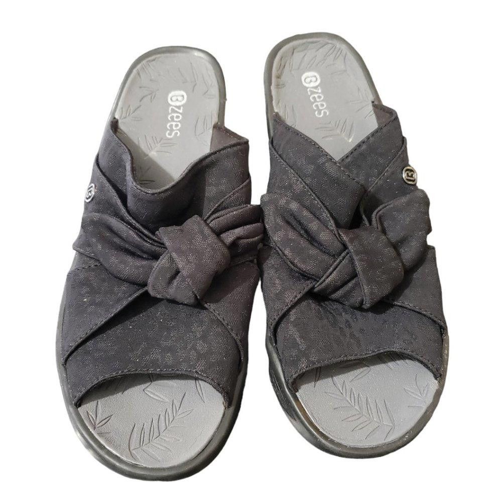 Designer BZees Ladies Slide Wedge Open Toe Slider 9 Size US 9 / IT 39 - 1 Thumbnail