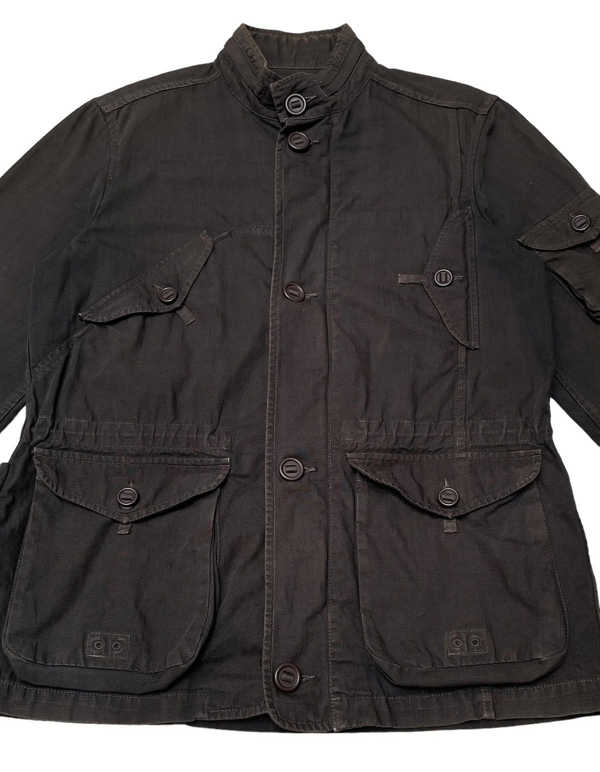 Designer × Japanese Brand × Vintage Vintage Japanese Brand Homme Military Jacket 4 Pocket 2000s Size US L / EU 52-54 / 3 - 4 Thumbnail