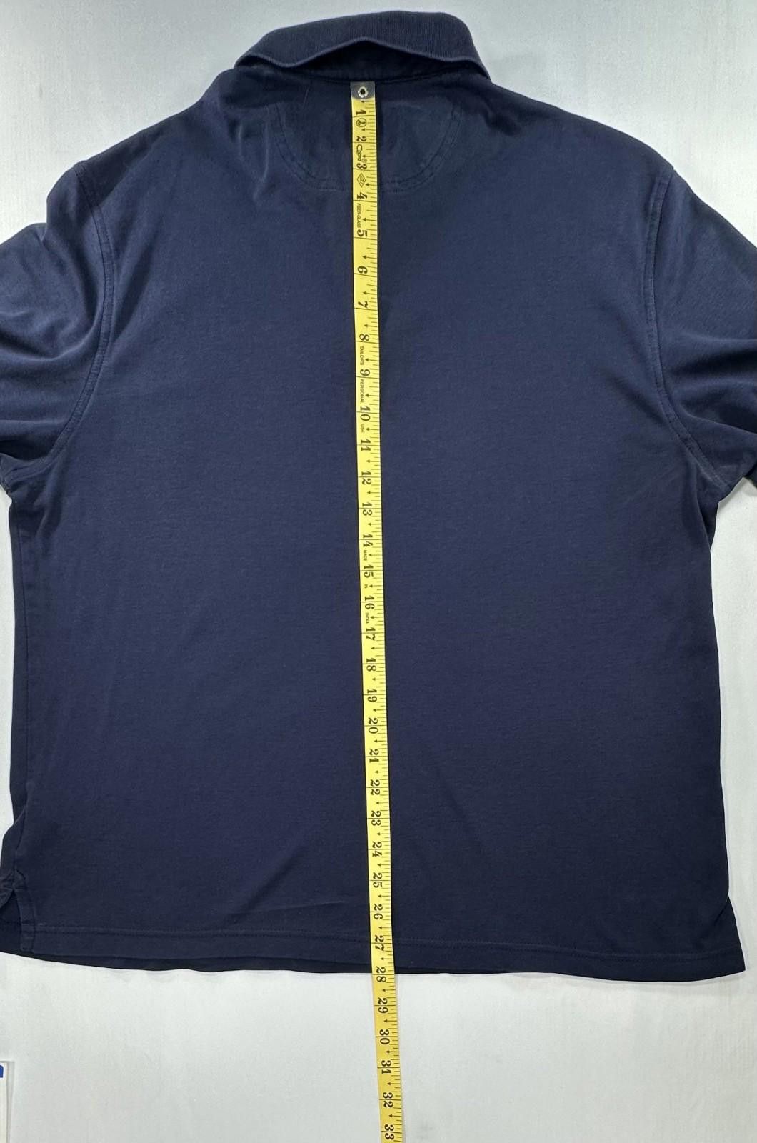 Jos. A. Bank Jos A Bank 1/4 Button Reserve Traditional Polo Blue Mens L Size US L / EU 52-54 / 3 - 3 Thumbnail