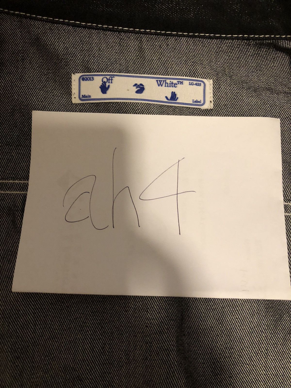 Off-White Off-White denim jacket Size US XL / EU 56 / 4 - 5 Thumbnail