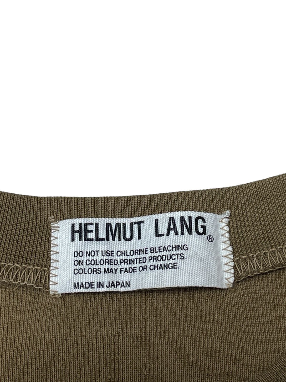 Designer × Helmut Lang × Vintage Vintage Brand Helmut Lang Plain T-shirt 1990s Size US S / EU 44-46 / 1 - 9 Thumbnail