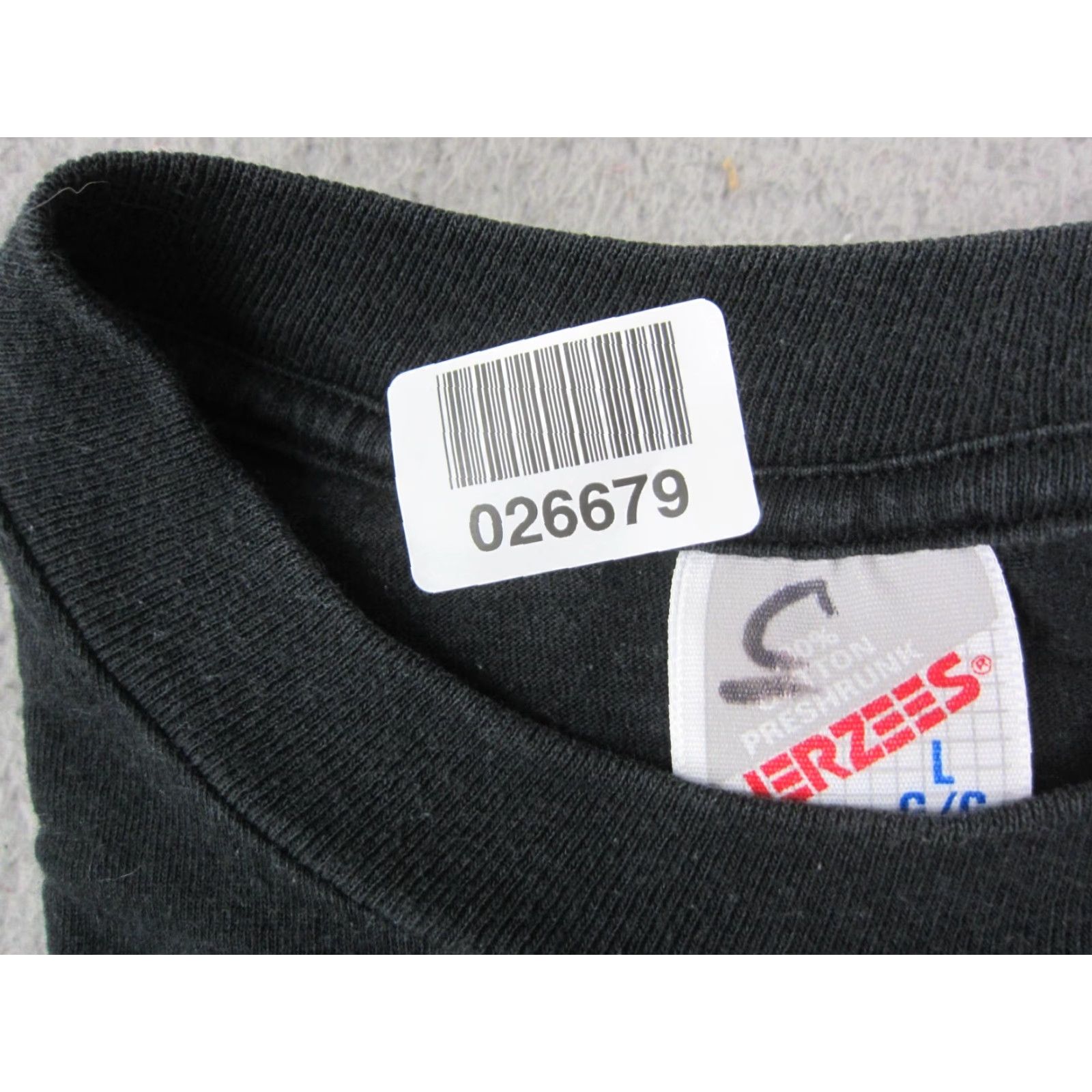 Jerzees VINTAGE Jerzees Funny Shirt Mens L Black Attitude Quote Quit Talking USA 90s Shirt Mens L Black Jerzees 80s 90s Classic Funny School Vintage Shirt Size US L / EU 52-54 / 3 - 8 Thumbnail