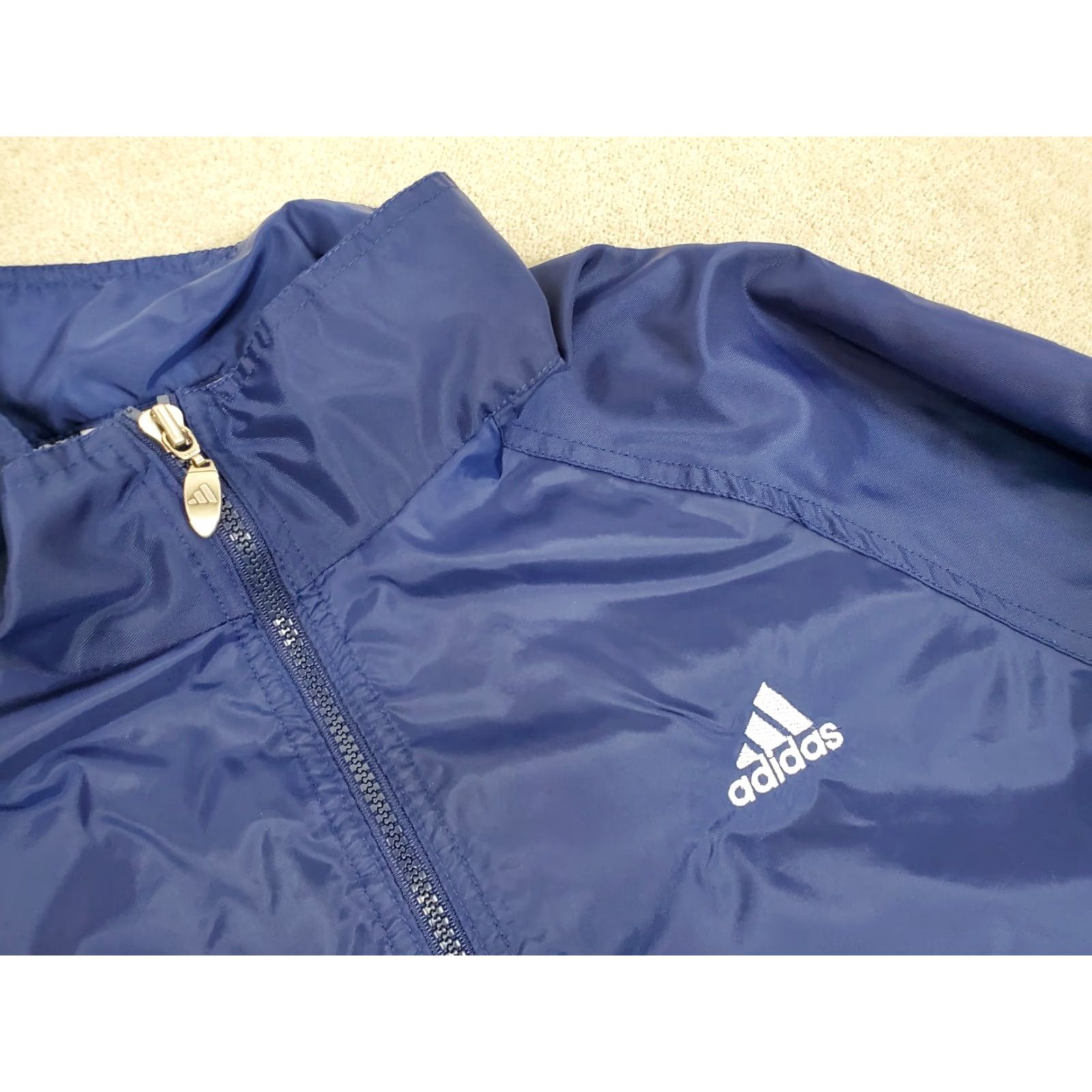 Adidas VINTAGE adidas Jacket Mens XL Blue Windbreaker Vented Coat Outdoors Y2K Size US XL / EU 56 / 4 - 3 Thumbnail