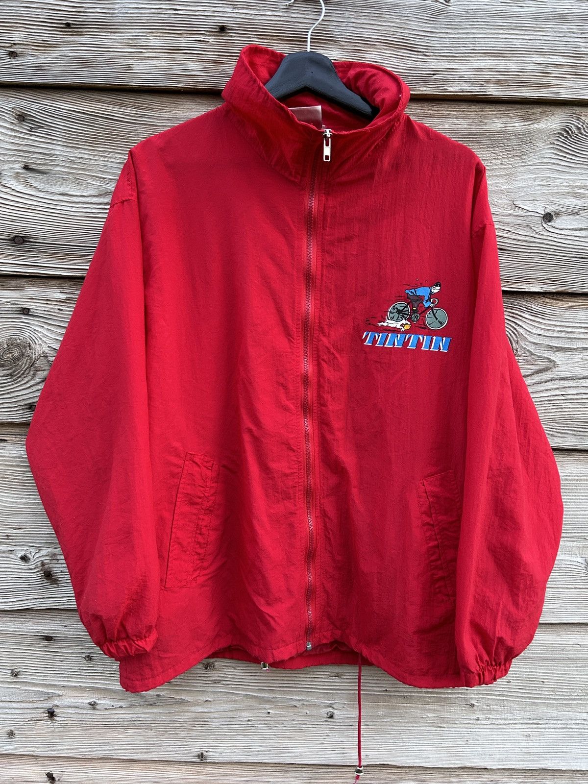 Vintage 90s Vintage TinTin Comics Herge Lightweight Jacket Size US M / EU 48-50 / 2 - 1 Thumbnail