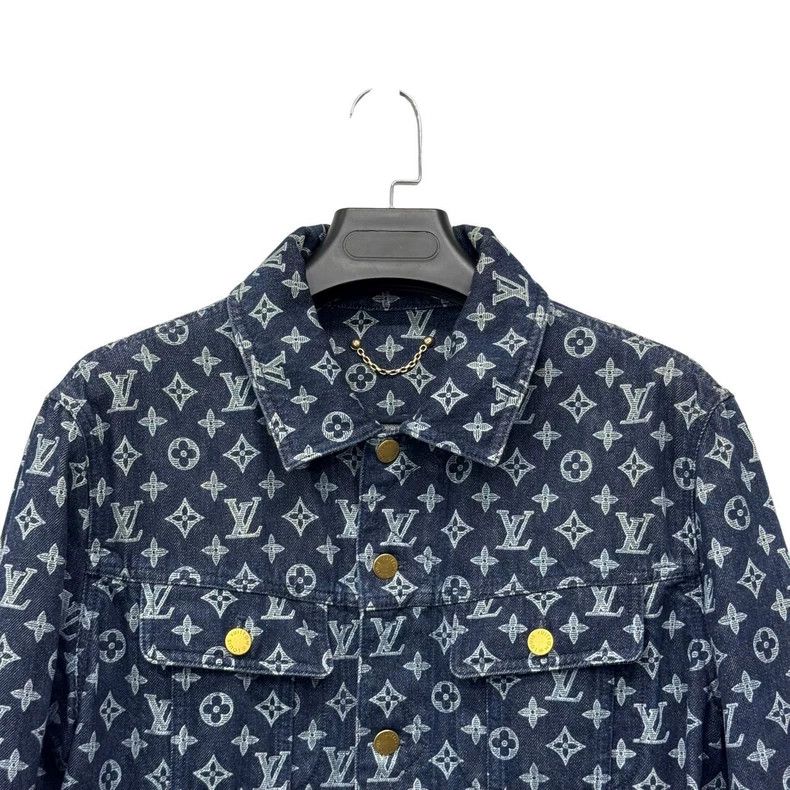 Louis Vuitton Louis Vuitton Original full print denim jacket Size US M / EU 48-50 / 2 - 3 Thumbnail