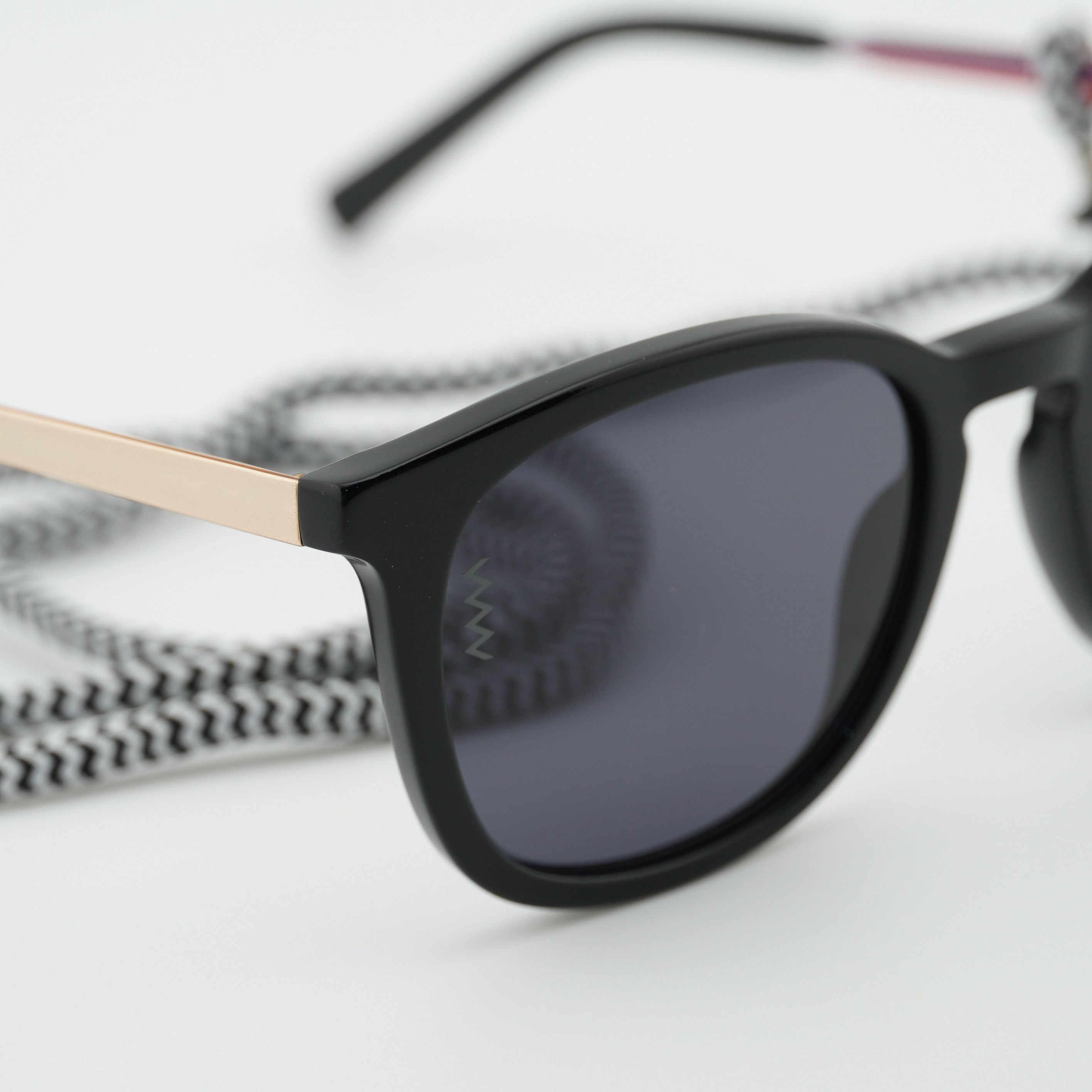 Missoni M Missoni MMI 0027/S 0807 IR Sunglasses Black Square Frame Size ONE SIZE - 7 Thumbnail