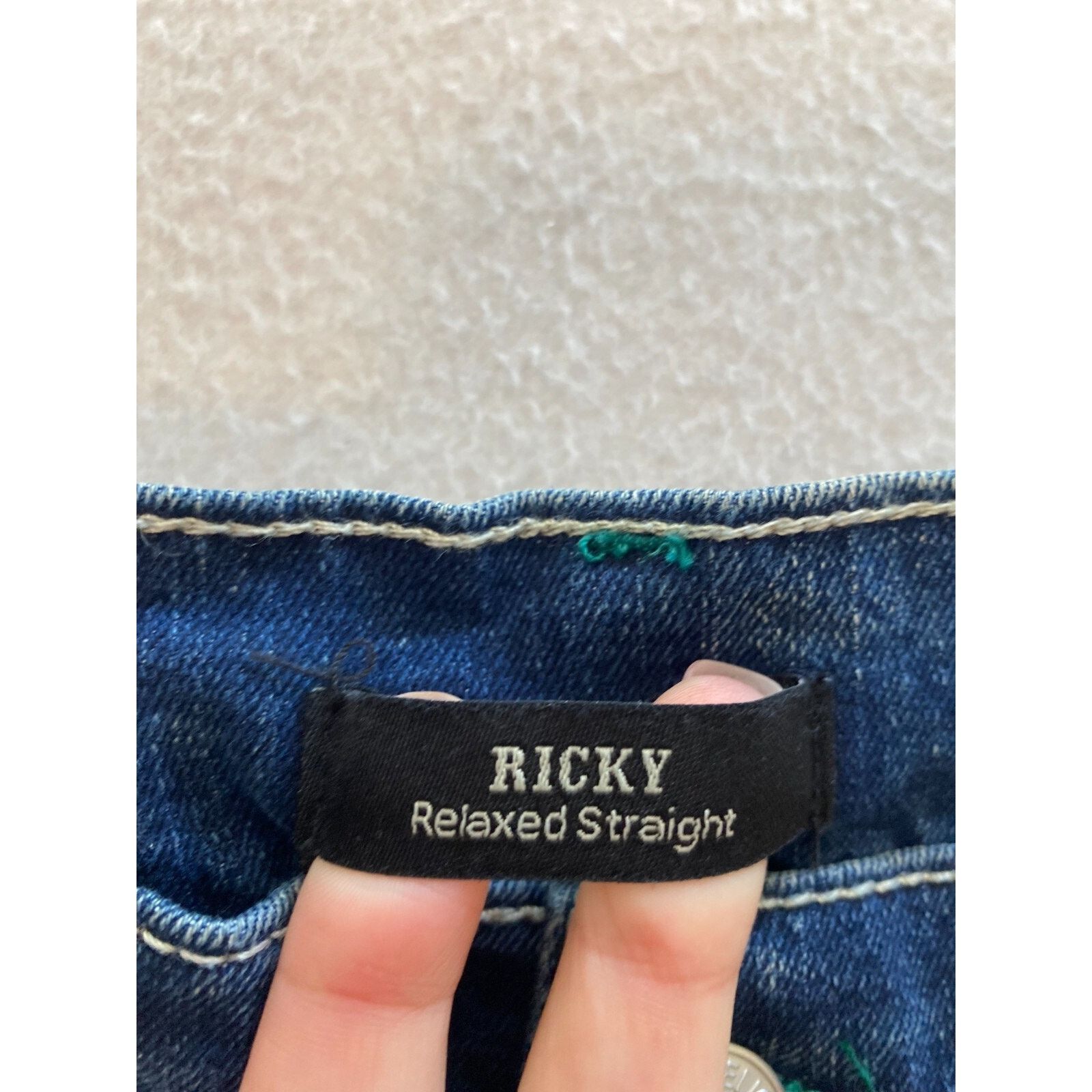 True Religion True Religion Ricky Jeans Mens Size 30 Relaxed Straight NWT Size US 30 / EU 46 - 10 Thumbnail