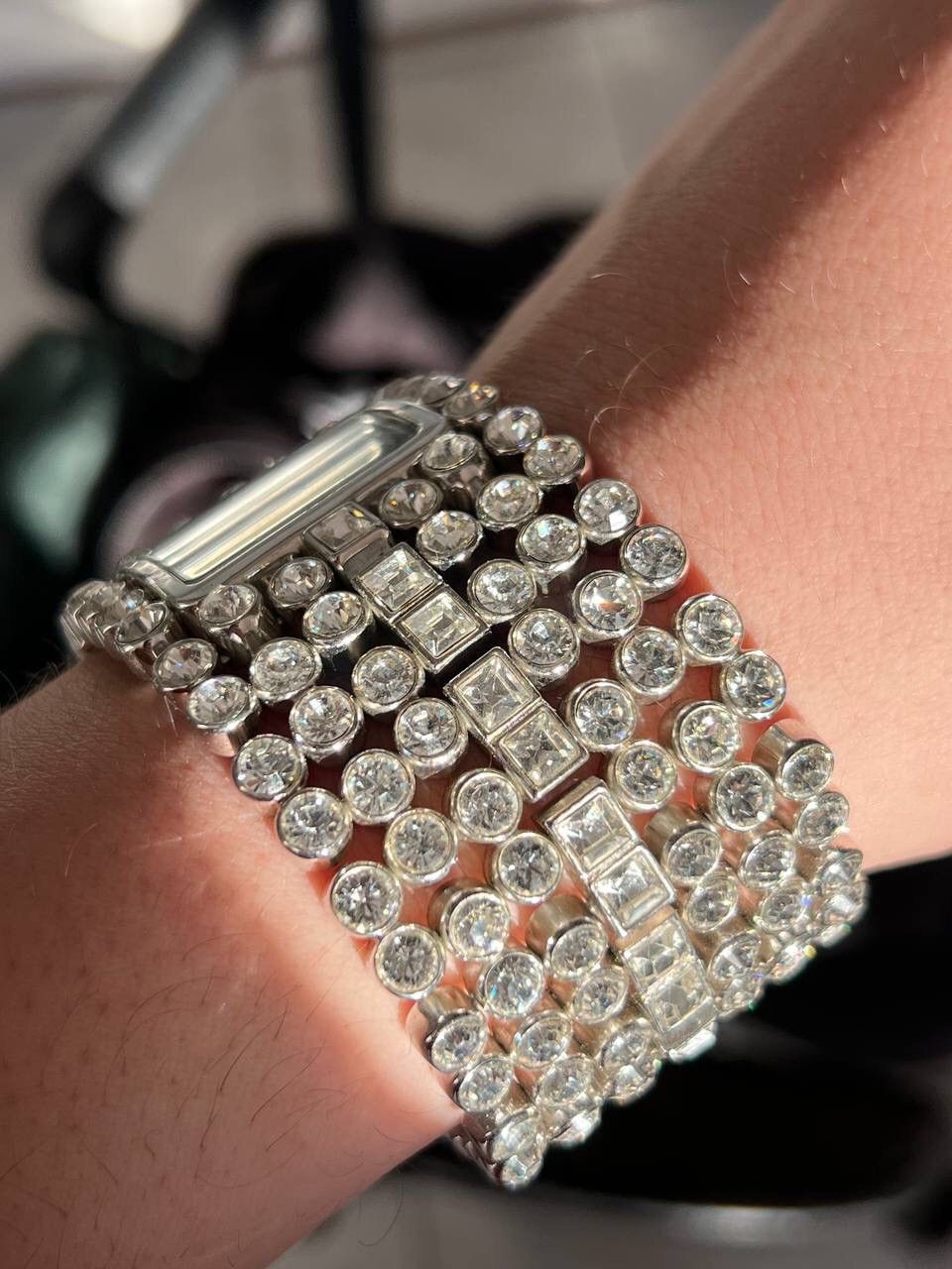 Japanese Brand × Vintage Vintage Crystal 💎 Japanese style futuristic Steel Watch Size ONE SIZE - 5 Thumbnail