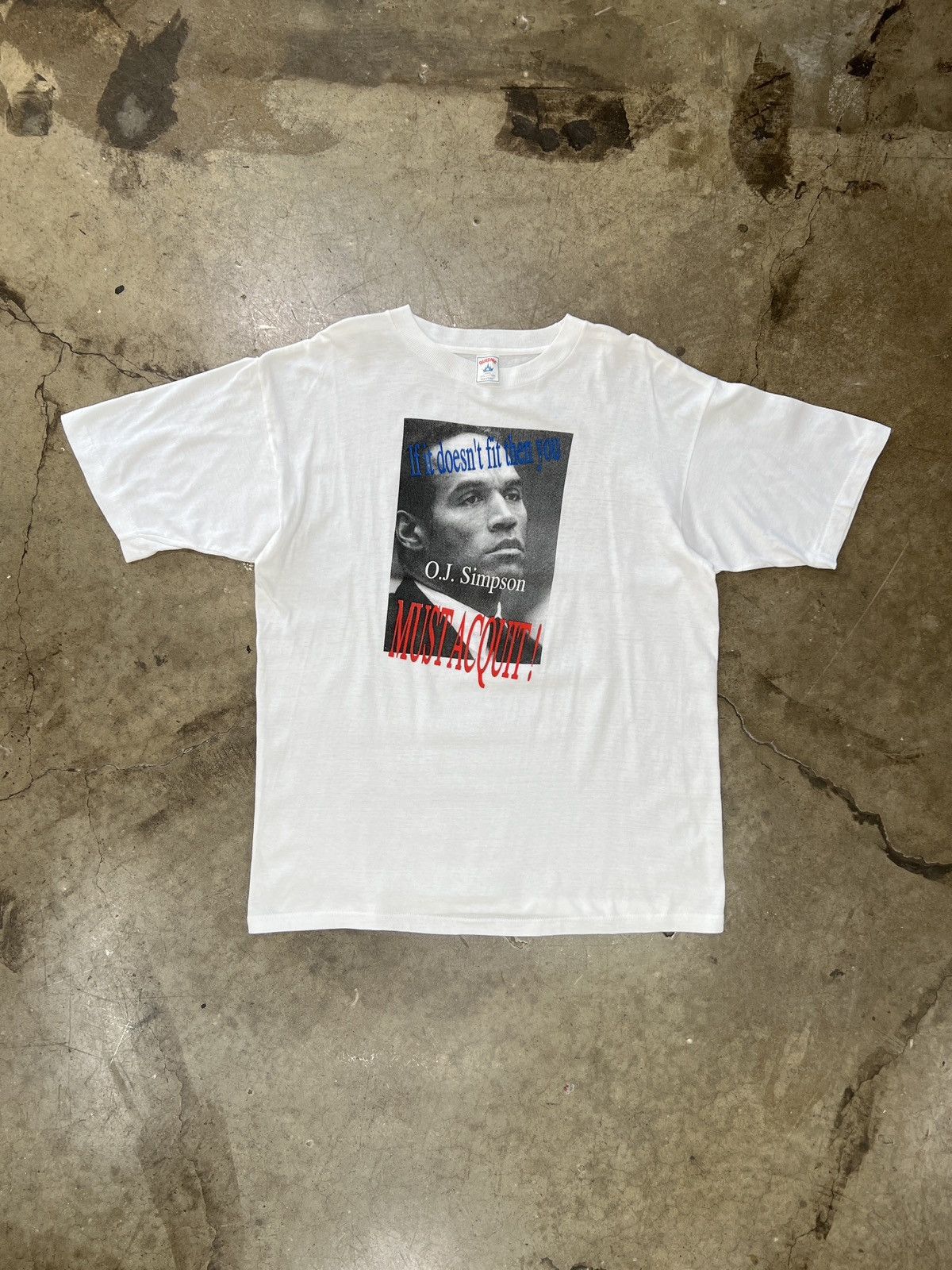 Vintage Vintage OJ Simpson Glove Doesn't Fit You Must Acquit Large Size US L / EU 52-54 / 3 - 2 Thumbnail