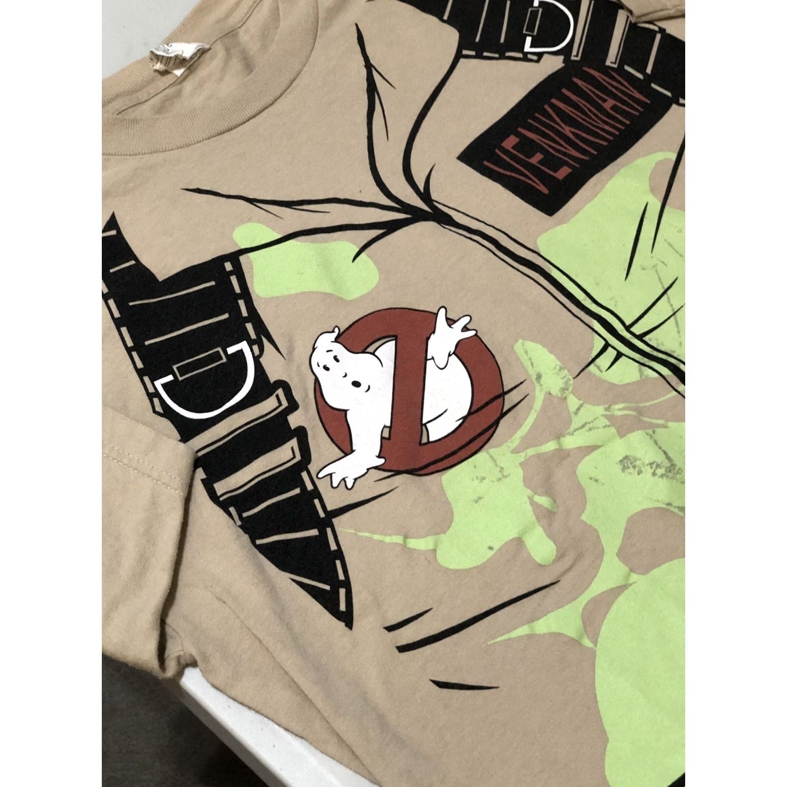 Vintage VINTAGE Ghostbusters Venkman Bill Murray T-Shirt Large Beige Cotton Glow in the Dark Mens Classic Size US L / EU 52-54 / 3 - 7 Thumbnail