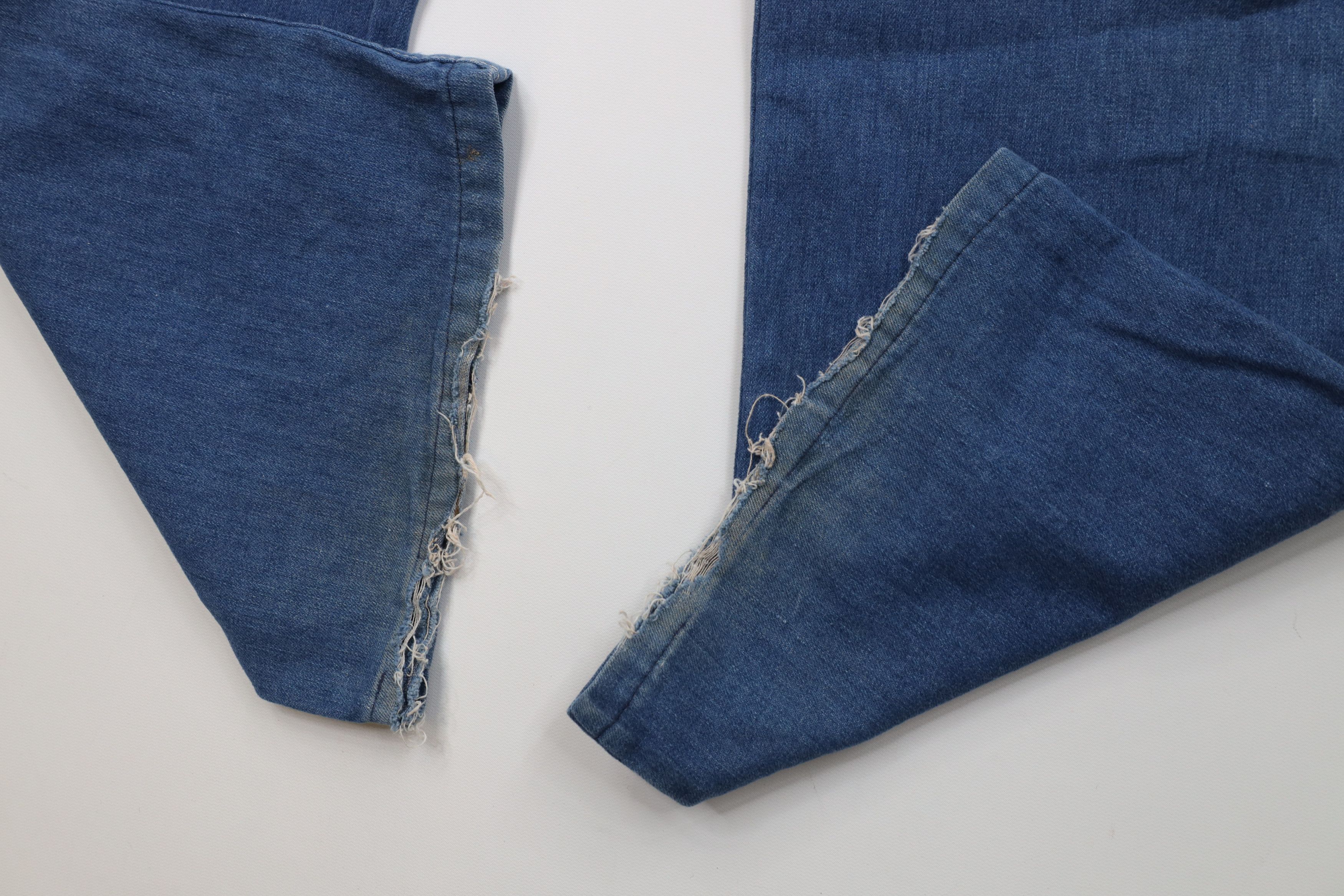 Wrangler Vintage 70s Wrangler Wide Leg Bell Bottoms Jeans Blue USA Size US 42 / EU 58 - 6 Thumbnail