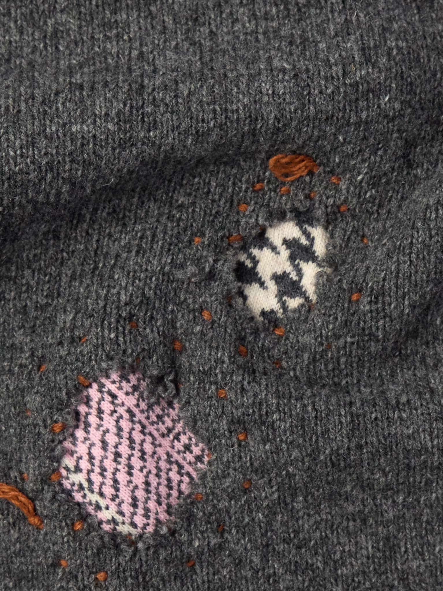 Marni o1w1db11125 Panelled Virgin Wool Sweater in Multicolor Size US S / EU 44-46 / 1 - 4 Thumbnail