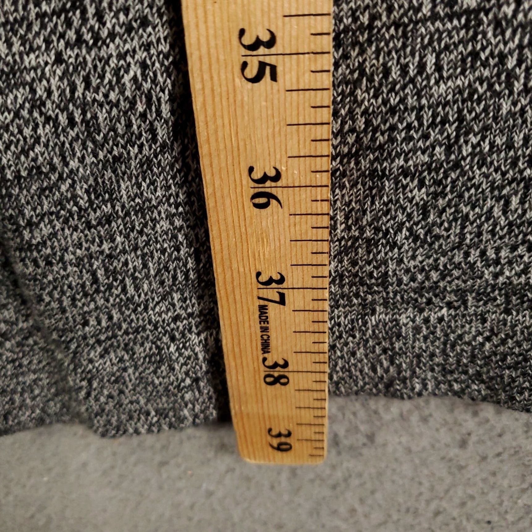 Vintage Womens Cardigan Size M Open Pockets Long Sleeve Longline Black Heathered Gray Knit Open Cardigan Women Regular D&Co. Vintage No 90s? Size M / US 6-8 / IT 42-44 - 3 Thumbnail