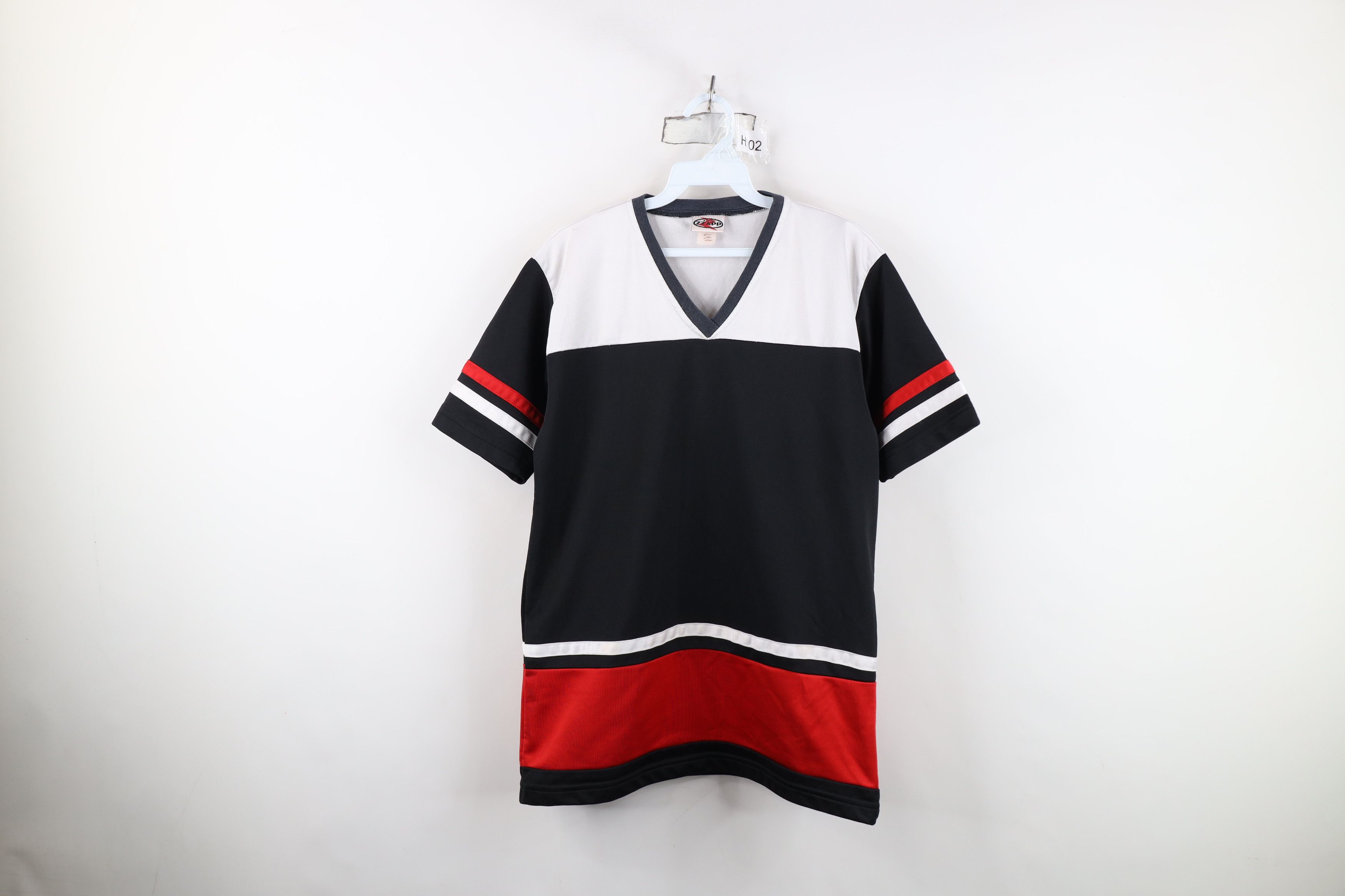 Vintage Vintage 90s Streetwear Block Short Sleeve Jersey T-Shirt Size US S / EU 44-46 / 1 - 1 Thumbnail