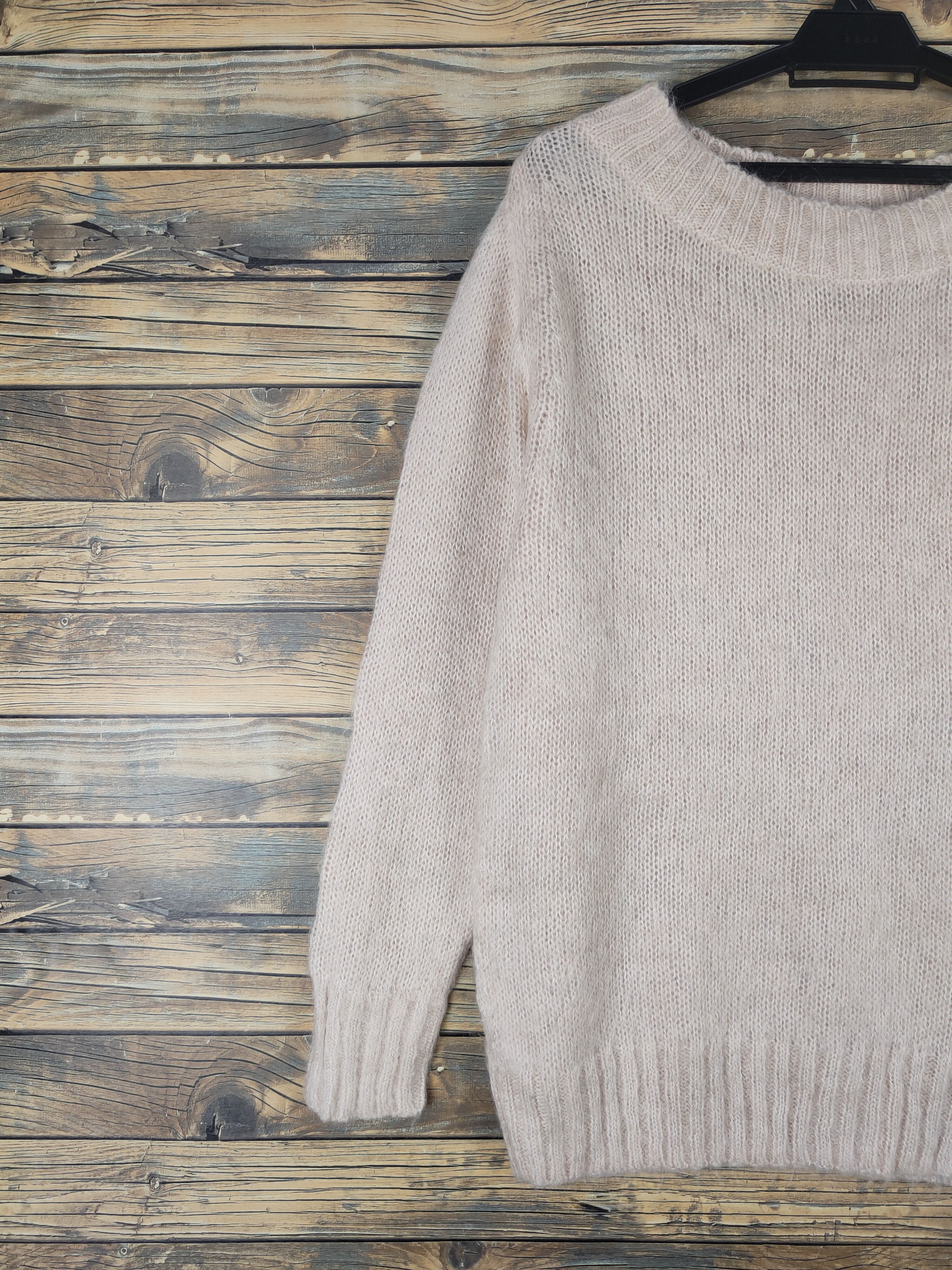 Global Work × Vintage Global Work Light Orange Knitwear Sweatshirts #W1525 Size US L / EU 52-54 / 3 - 3 Thumbnail