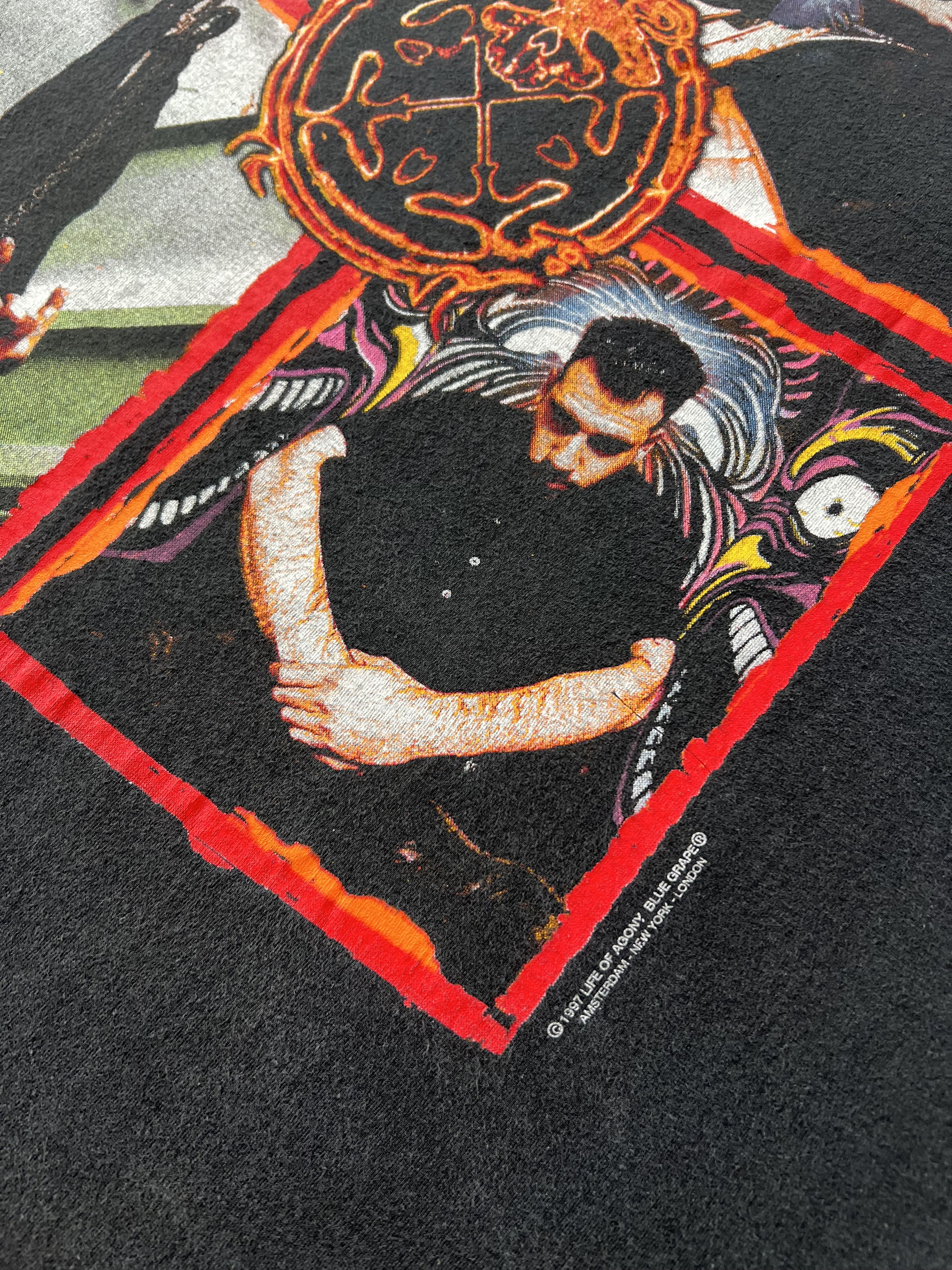 Band Tees Vintage 1997 Life of Agony Soul Searching Sun Metal Band Tee Size US L / EU 52-54 / 3 - 16 Thumbnail
