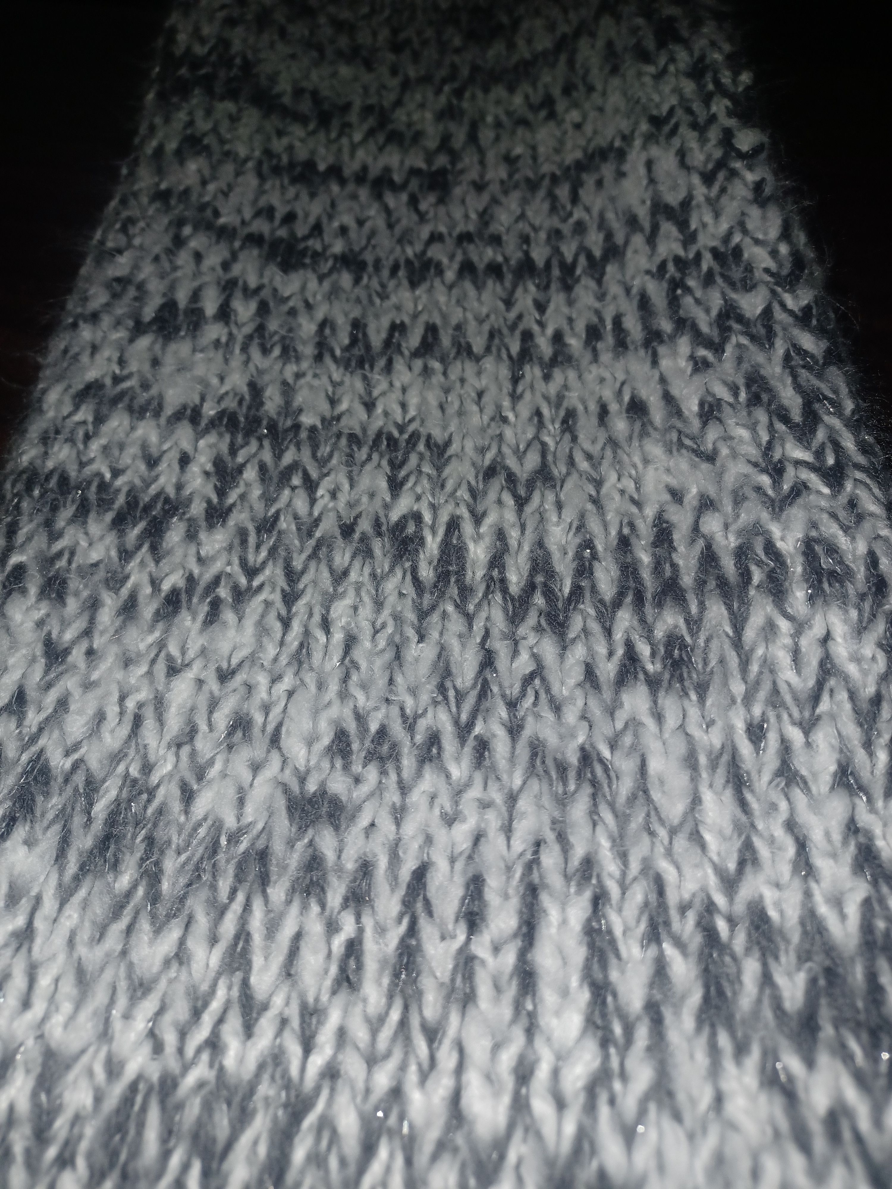 Kirra Kirra Winter Scarf About 9" x 72" Gray & White Size ONE SIZE - 4 Thumbnail