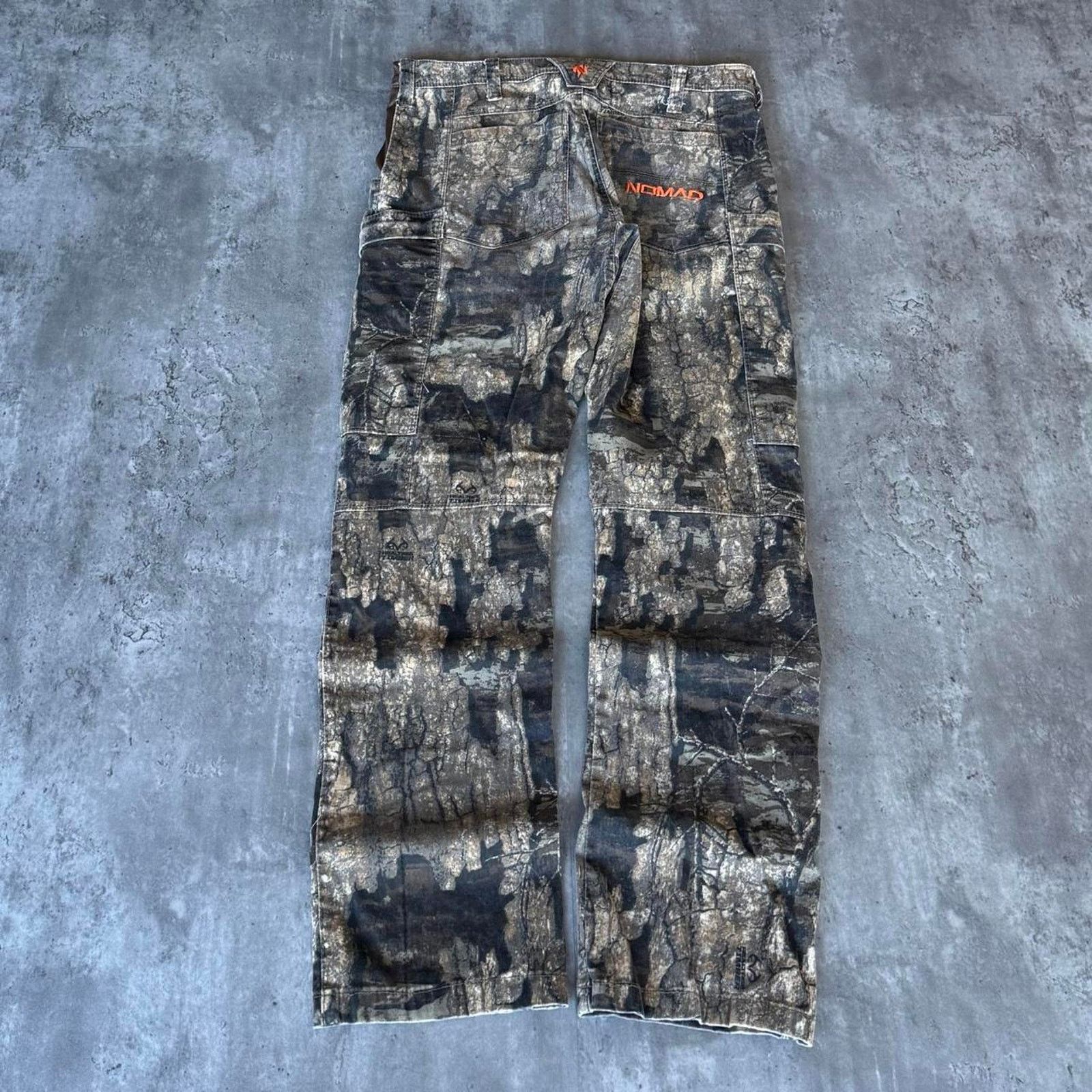 Carhartt × Nomad Vintage Y2K Nomad Camouflage Baggy Technical Cargo Pants Size US 34 / EU 50 - 2 Thumbnail