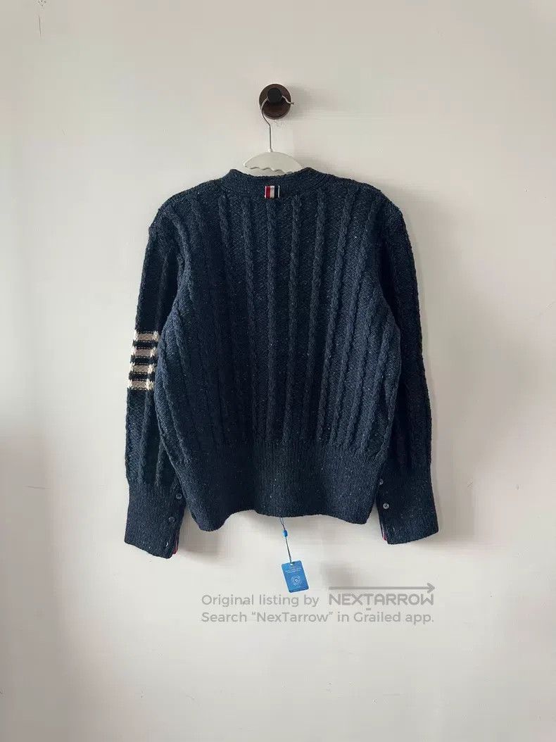 Thom Browne Thom Browne Blue Wool Cardigan Size US L / EU 52-54 / 3 - 2 Thumbnail