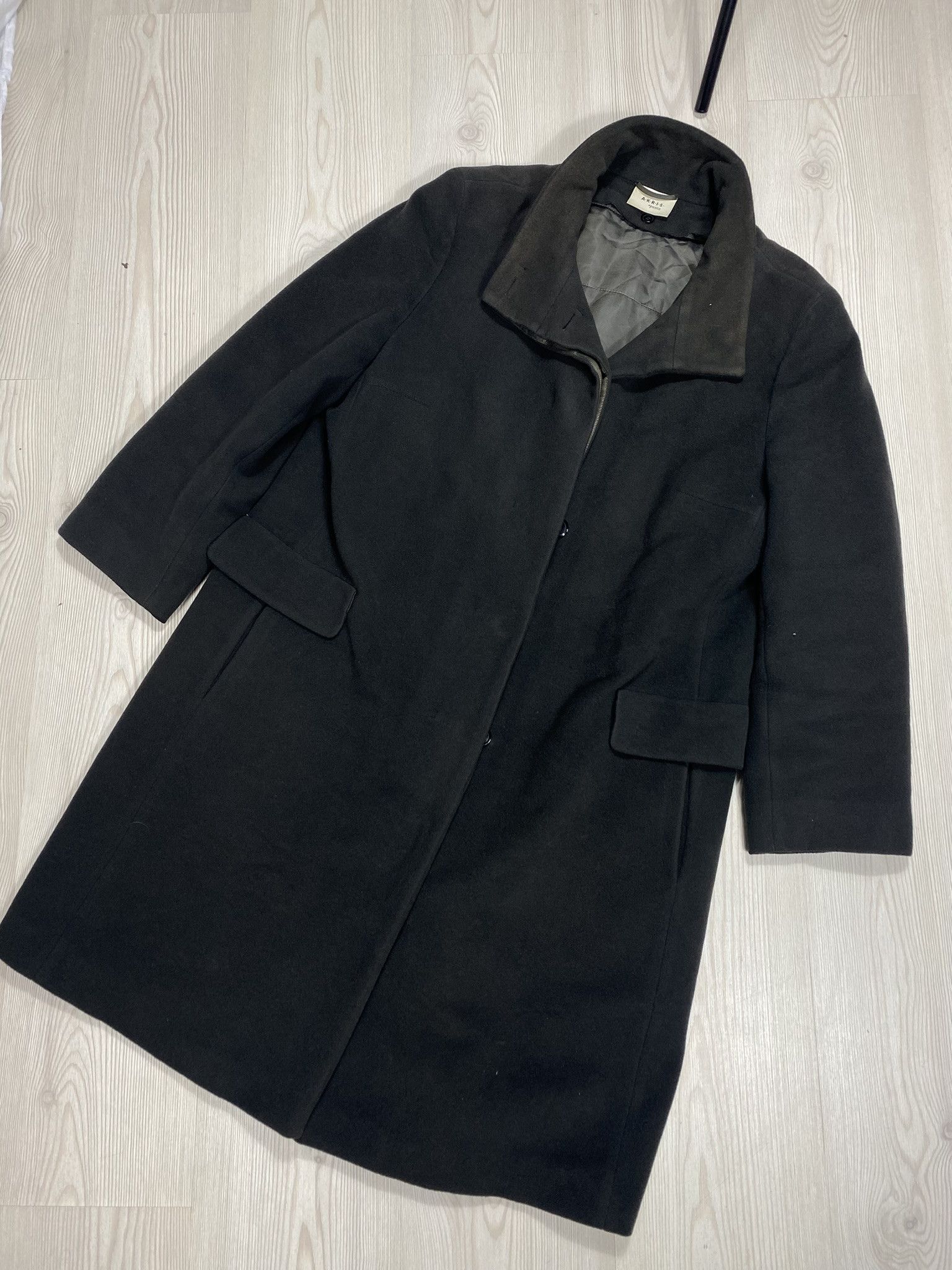 Akris Akris Punto Brown Women’s Wool Coat Jacket Size L / US 10 / IT 46 - 2 Thumbnail