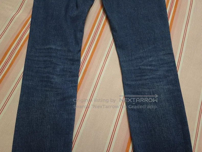 Saint Laurent Paris Saint Laurent Paris Original Scratch Cat Whisker Denim Pan Size US 27 - 5 Thumbnail