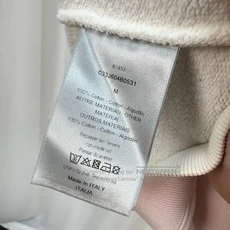 Dior Dior Logo Pink Cotton Long Sleeve Sweatshirt . Size US M / EU 48-50 / 2 - 6 Thumbnail