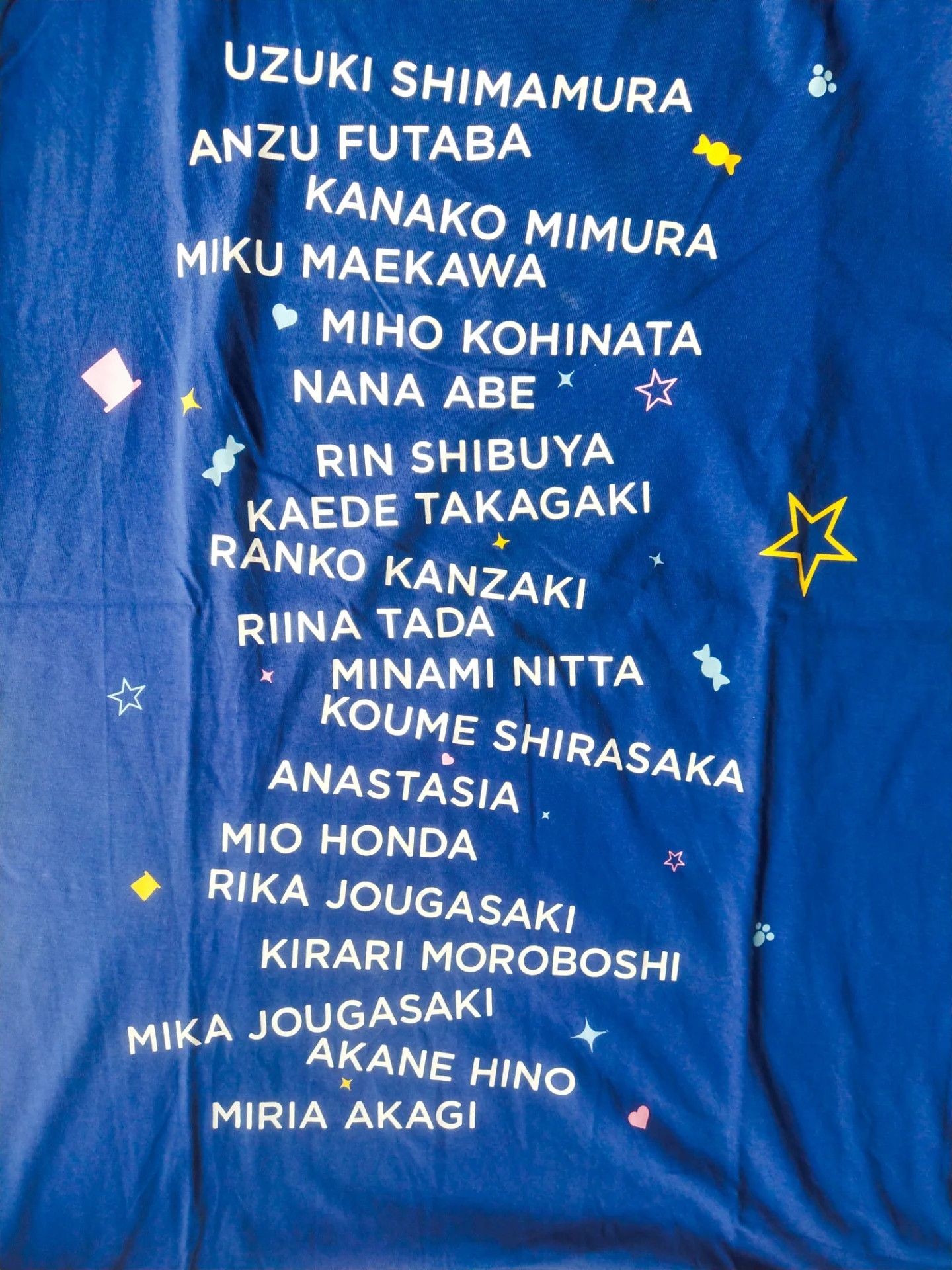 Anime Idolmaster Cinderella Girls Live 2014 Anime Idol Tee Size US M / EU 48-50 / 2 - 2 Thumbnail
