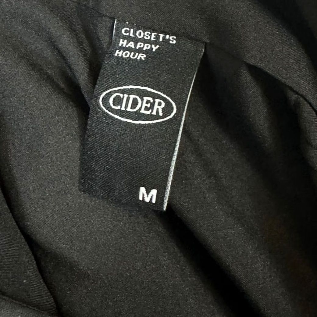 Cider Cider Mini Skirt Women’s M Black Puffy Bottom Polyester Trendy Flare Style W 251 Size 32" / US 10 / IT 46 - 7 Thumbnail