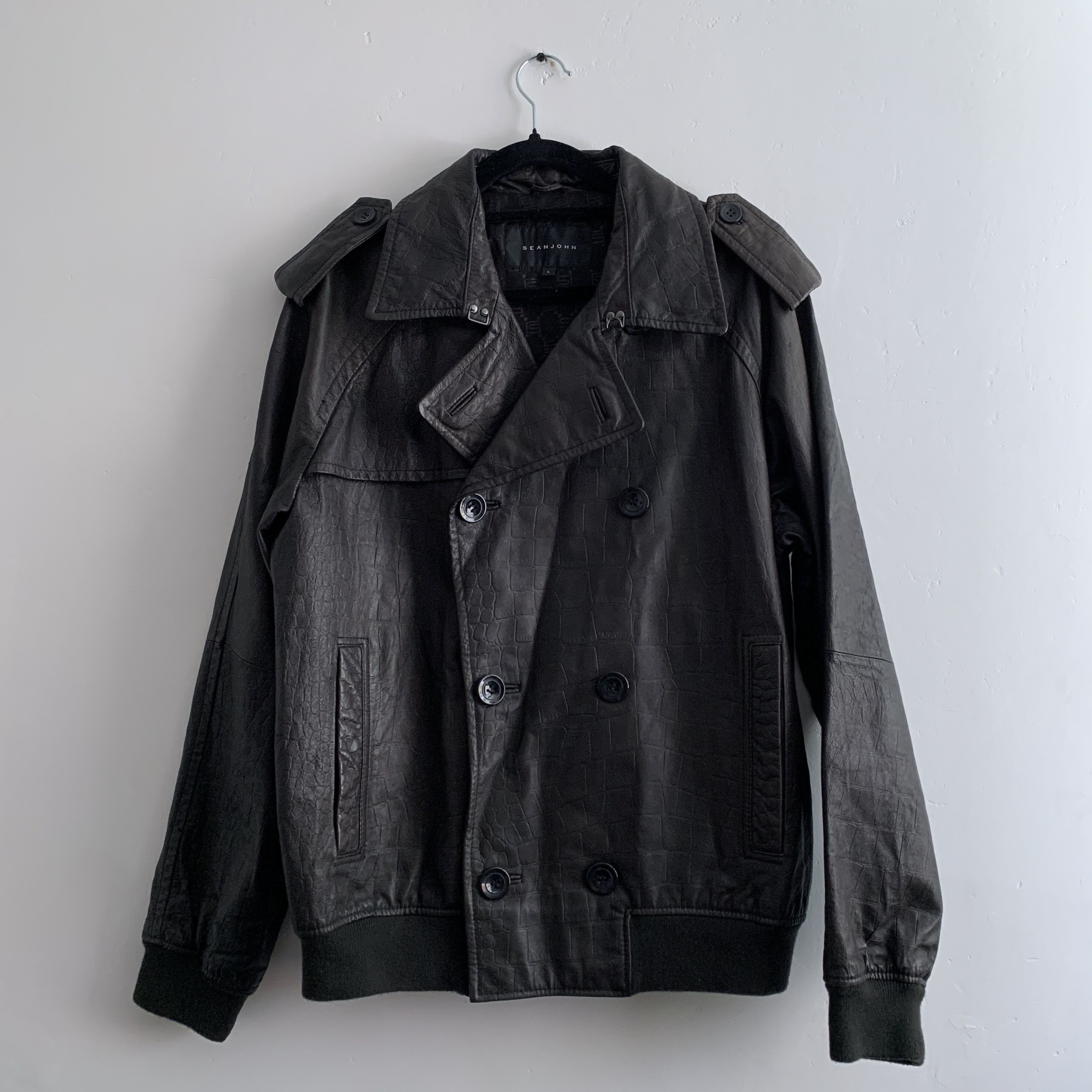 Sean John Sean John Leather Biker Jacket | Grailed