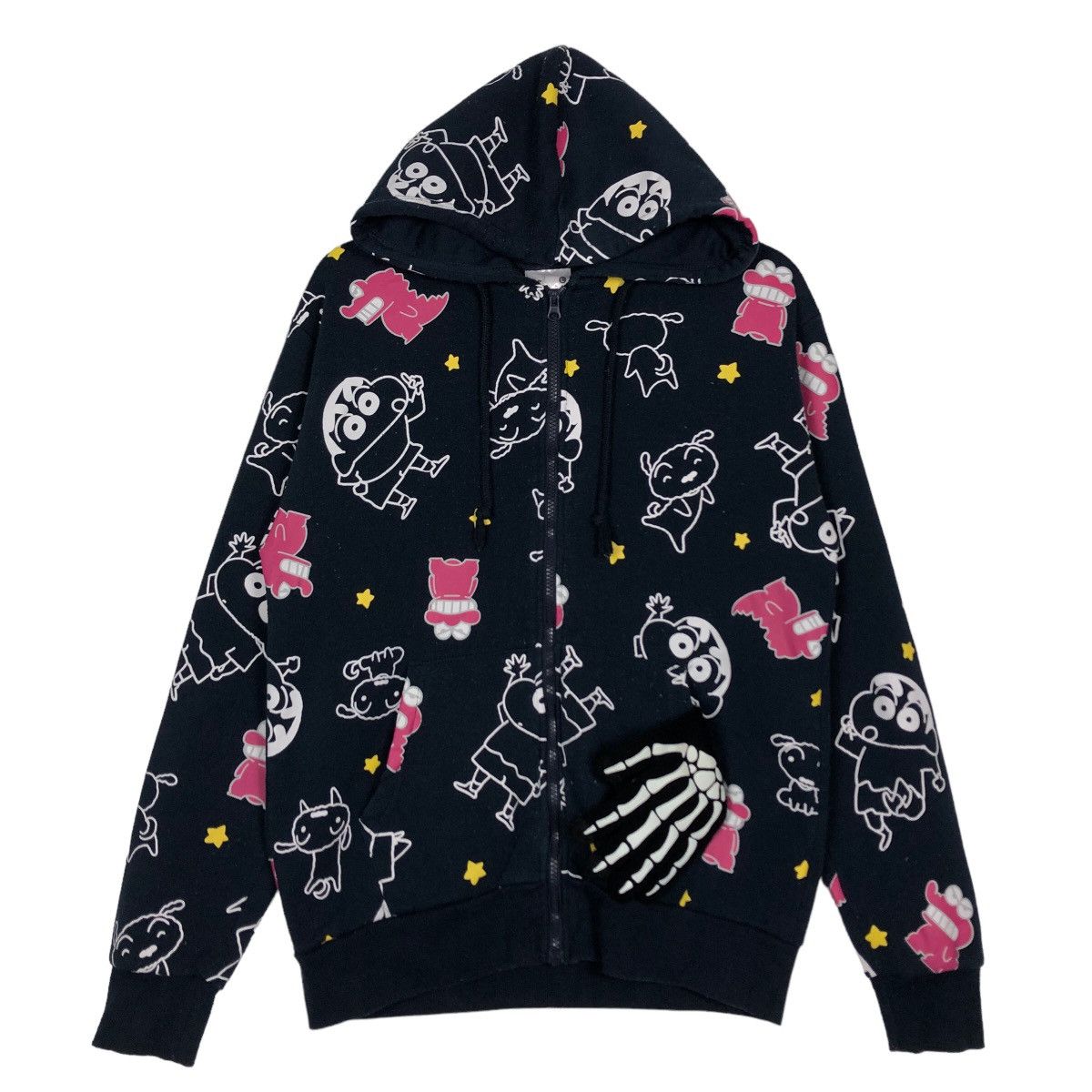 Japanese Brand 🔥90’s Vintage Cartoon Drama Shin Chan Japan Hoodie Big Logo Size US L / EU 52-54 / 3 - 2 Thumbnail