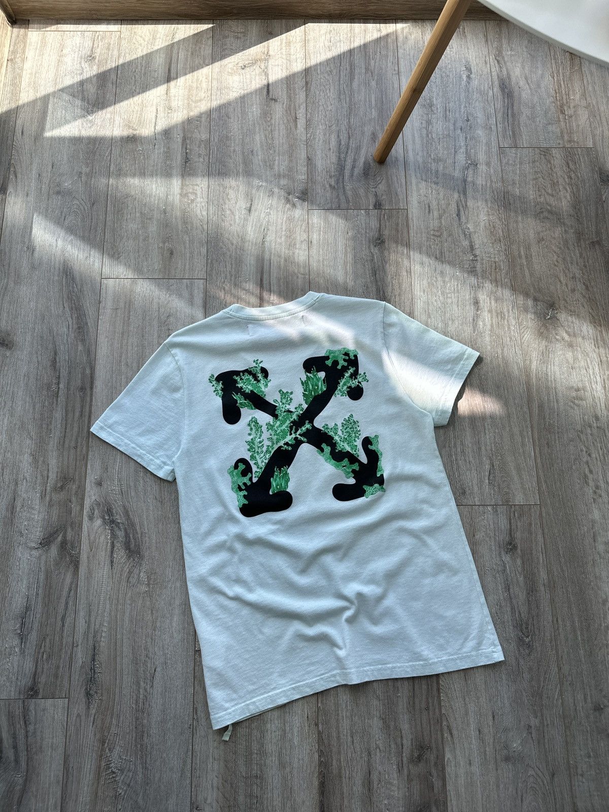Off-White Off-White by Abloh cross corals tee t t-shirt carravaggio Size US S / EU 44-46 / 1 - 2 Thumbnail