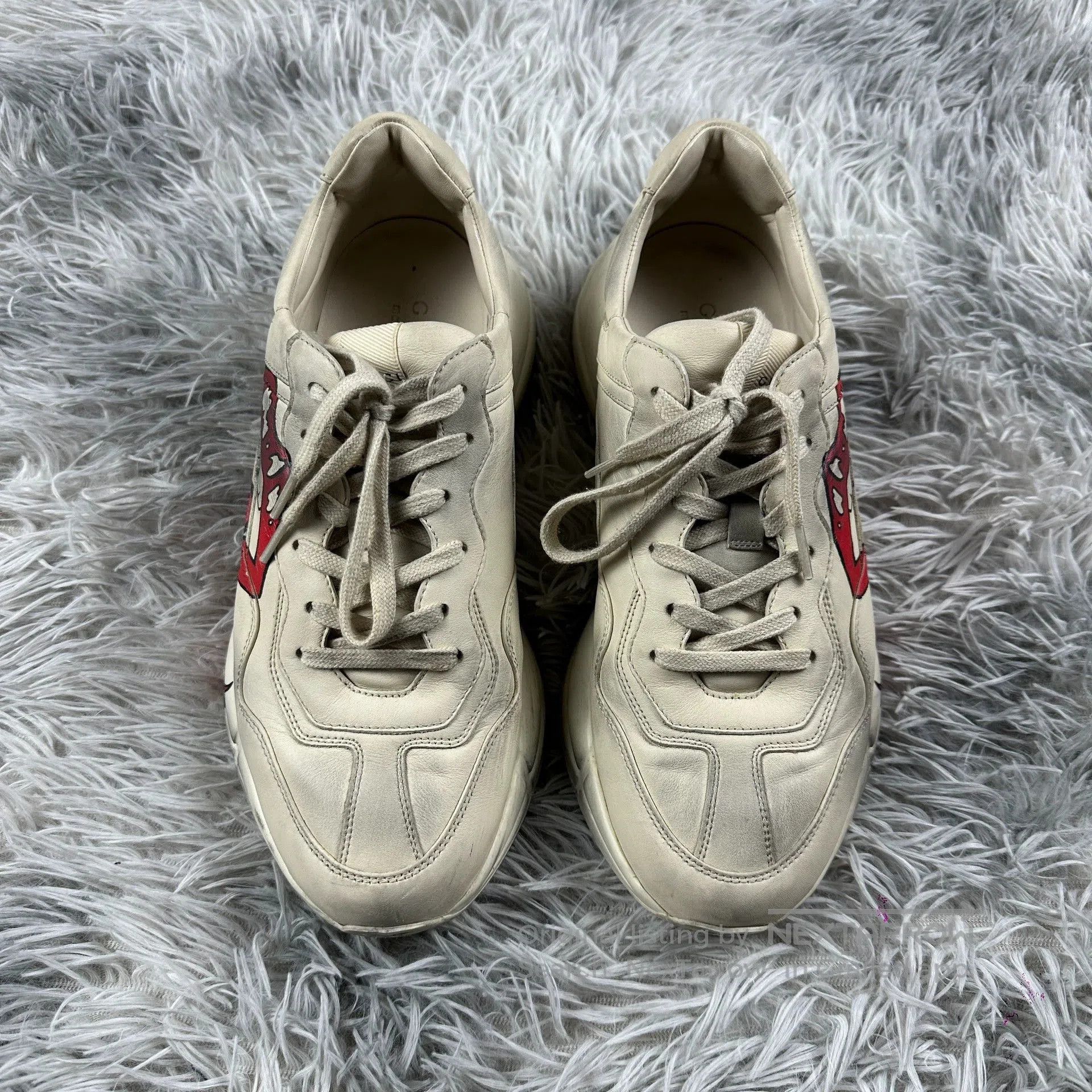 Gucci gucci rhyton lip print sneakers size 43. Size US 10 / EU 43 - 9 Thumbnail