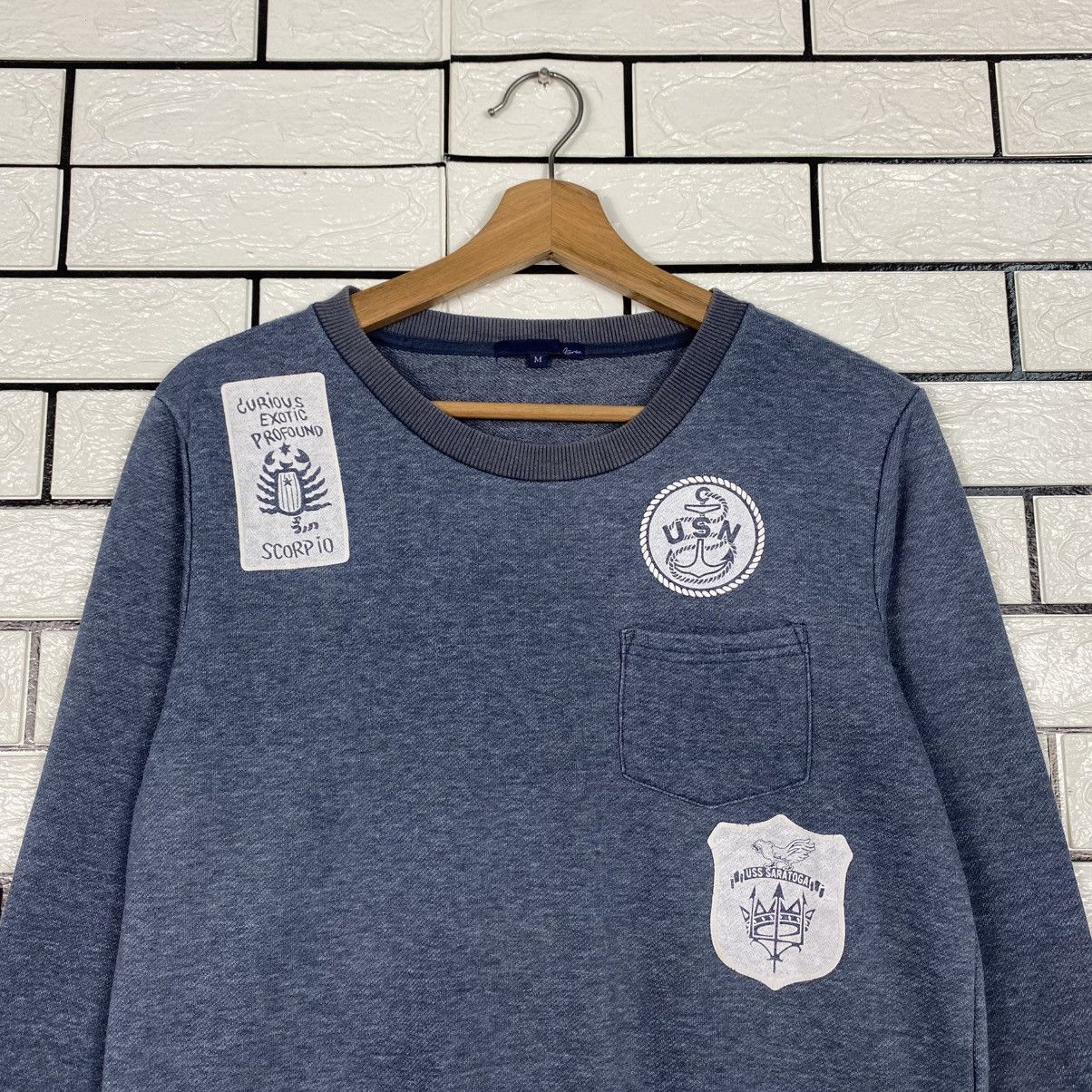 Avirex Vintage sweatshirt Avirex USN Big Logo Military Size US M / EU 48-50 / 2 - 4 Thumbnail