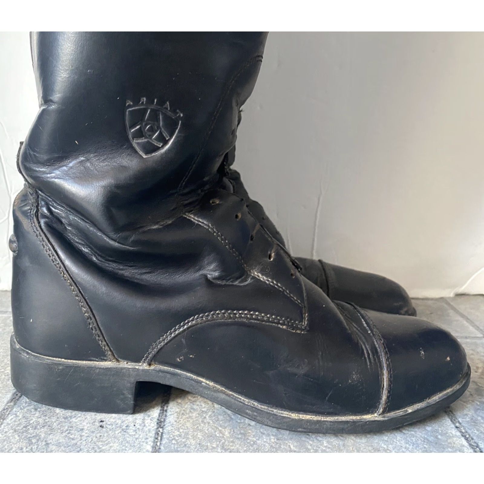 Ariat Ariat 55101 Women Leather Black Riding Boot Knee High Size 6 Boots Womens Size US 6 / IT 36 - 7 Thumbnail