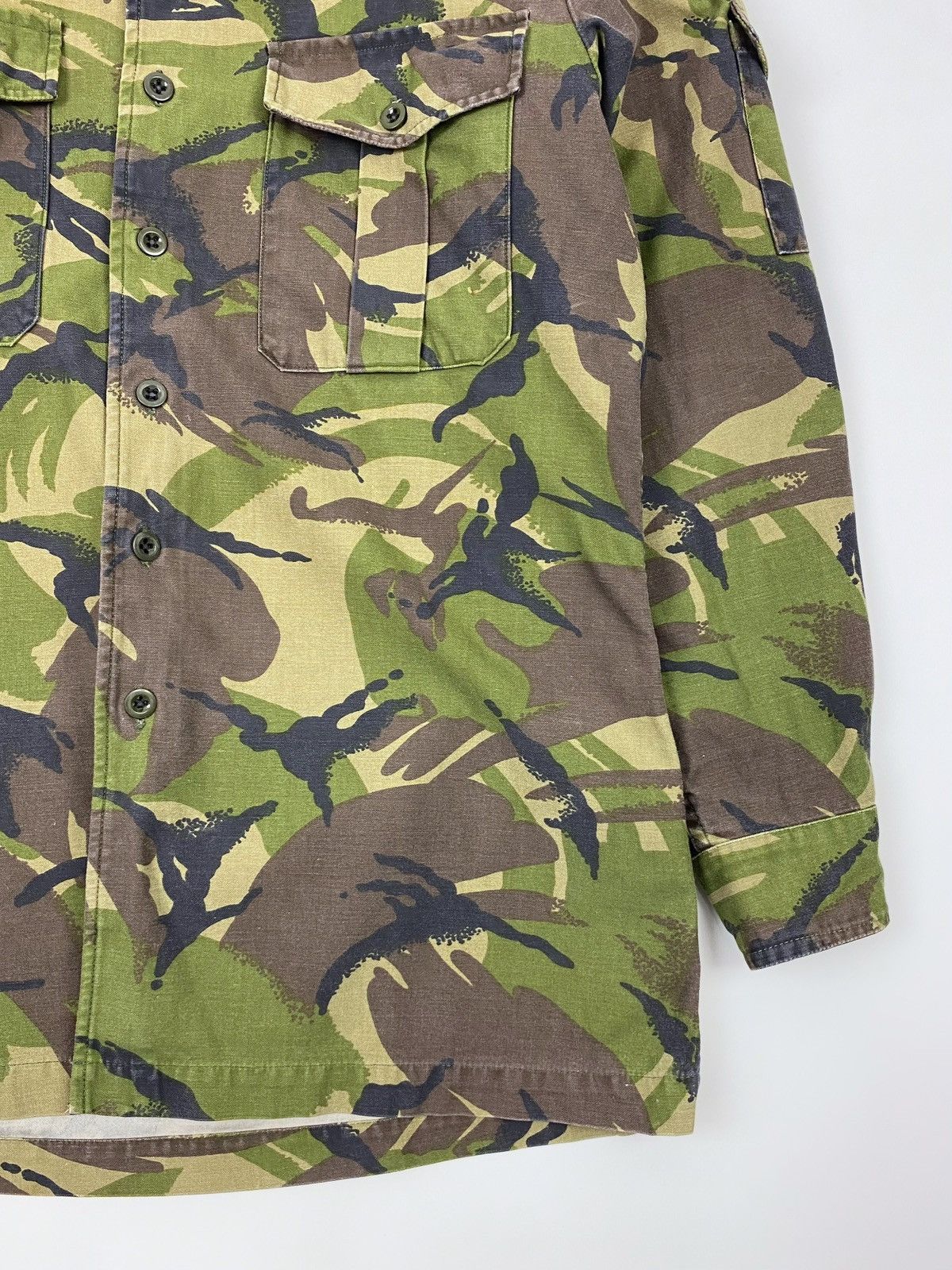 Vintage 1990’s Vintage Dutch Army Marine Corps DPM Camo Overshirt Size US S / EU 44-46 / 1 - 8 Thumbnail