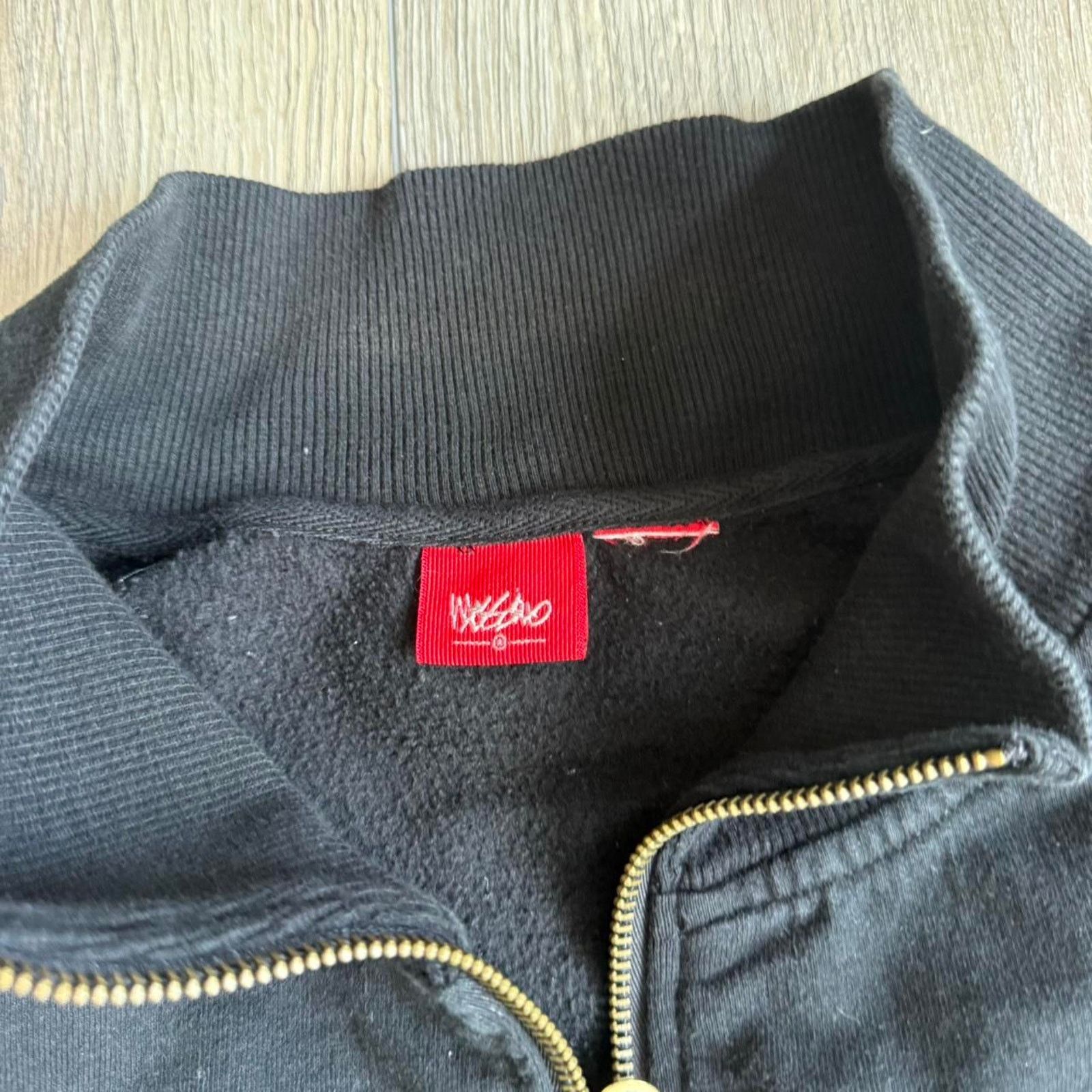 Mossimo Vintage y2k mossimo cut and sew zip up sweatshirt Size US XXL / EU 58 / 5 - 6 Thumbnail