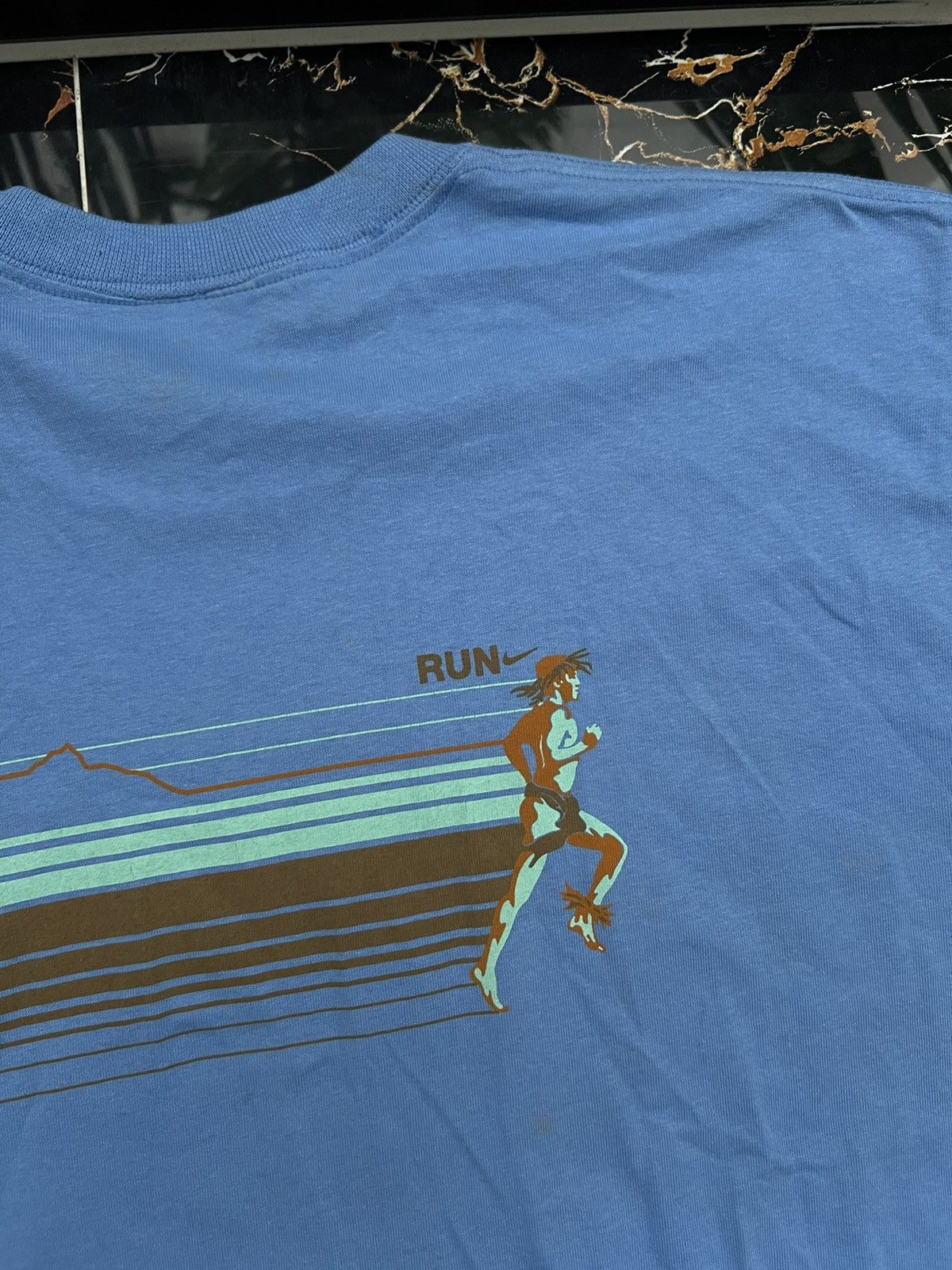 Nike × Vintage 90’s NIKE HONOLULU MARATHON 05 RETRO RARE TEE SWOOSH LOGO Size US M / EU 48-50 / 2 - 7 Thumbnail