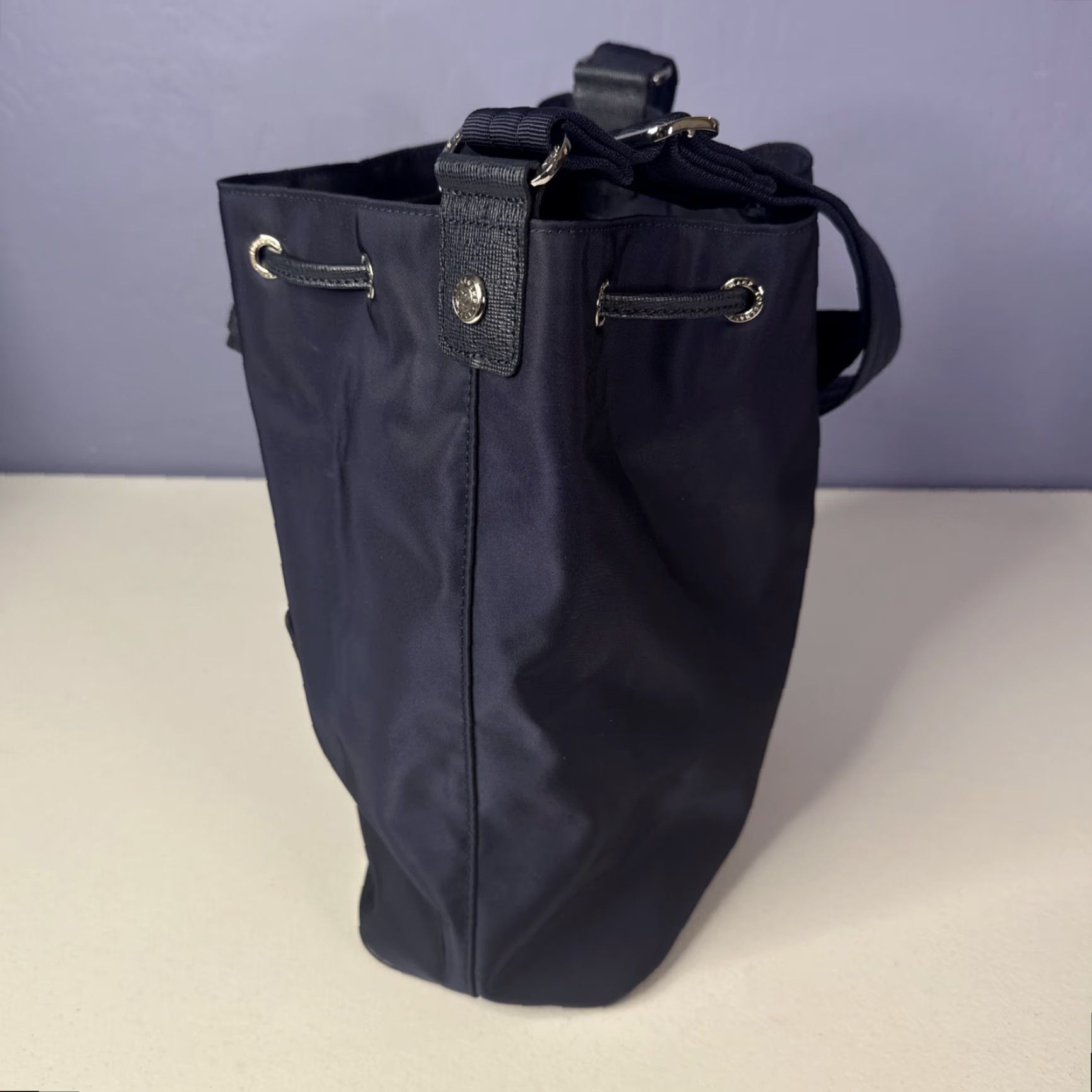 Longchamp Longchamp Le Pliage Neo Bucket Nylon Bag Crossbody Navy Blue Unisex Navy Longchamp Le Pliage Neo Bucket Nylon Bag Crossbody Unisex Size ONE SIZE - 6 Thumbnail